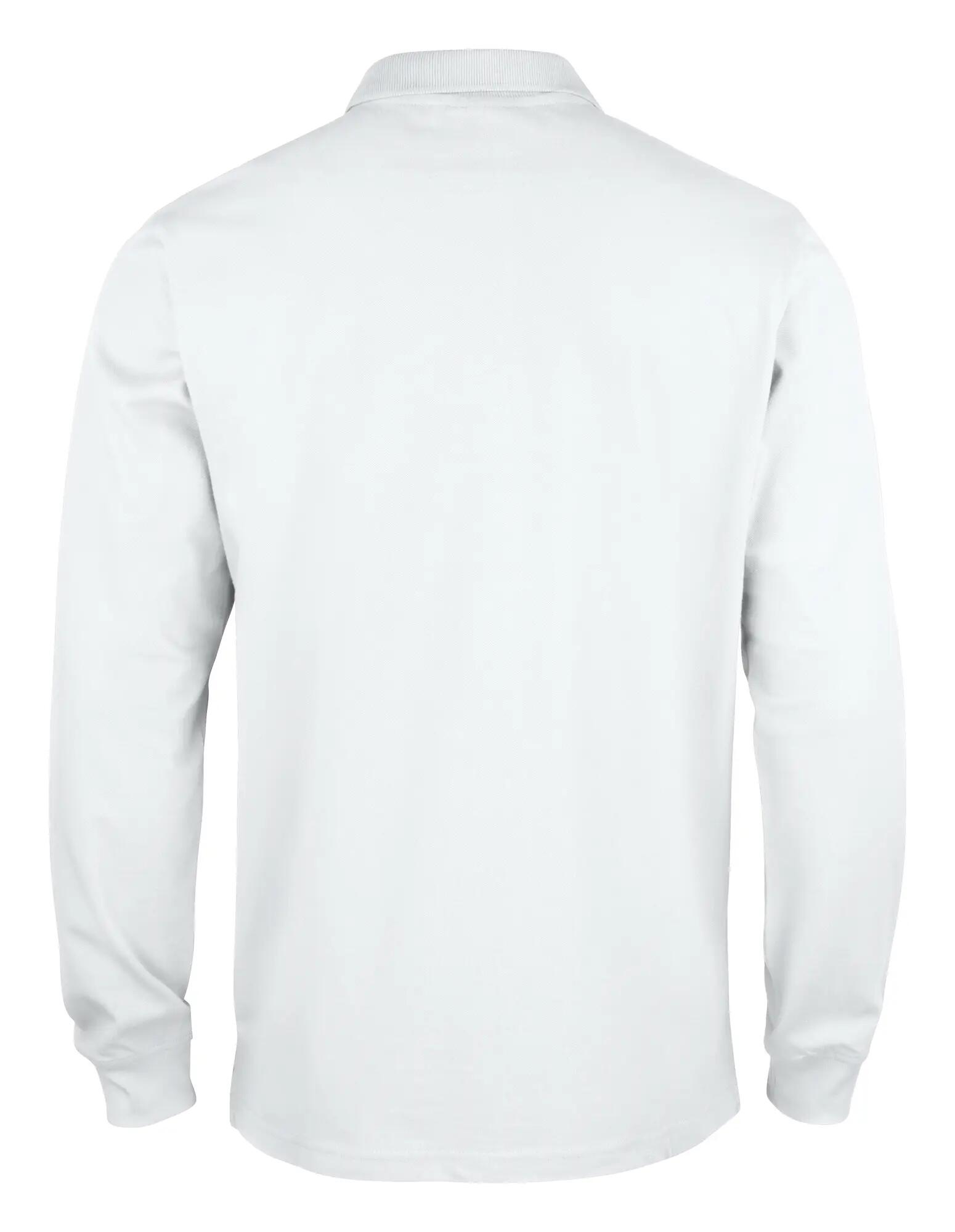 clique Basic Polo L/S Junior em 100% algodão branco – white 2/4