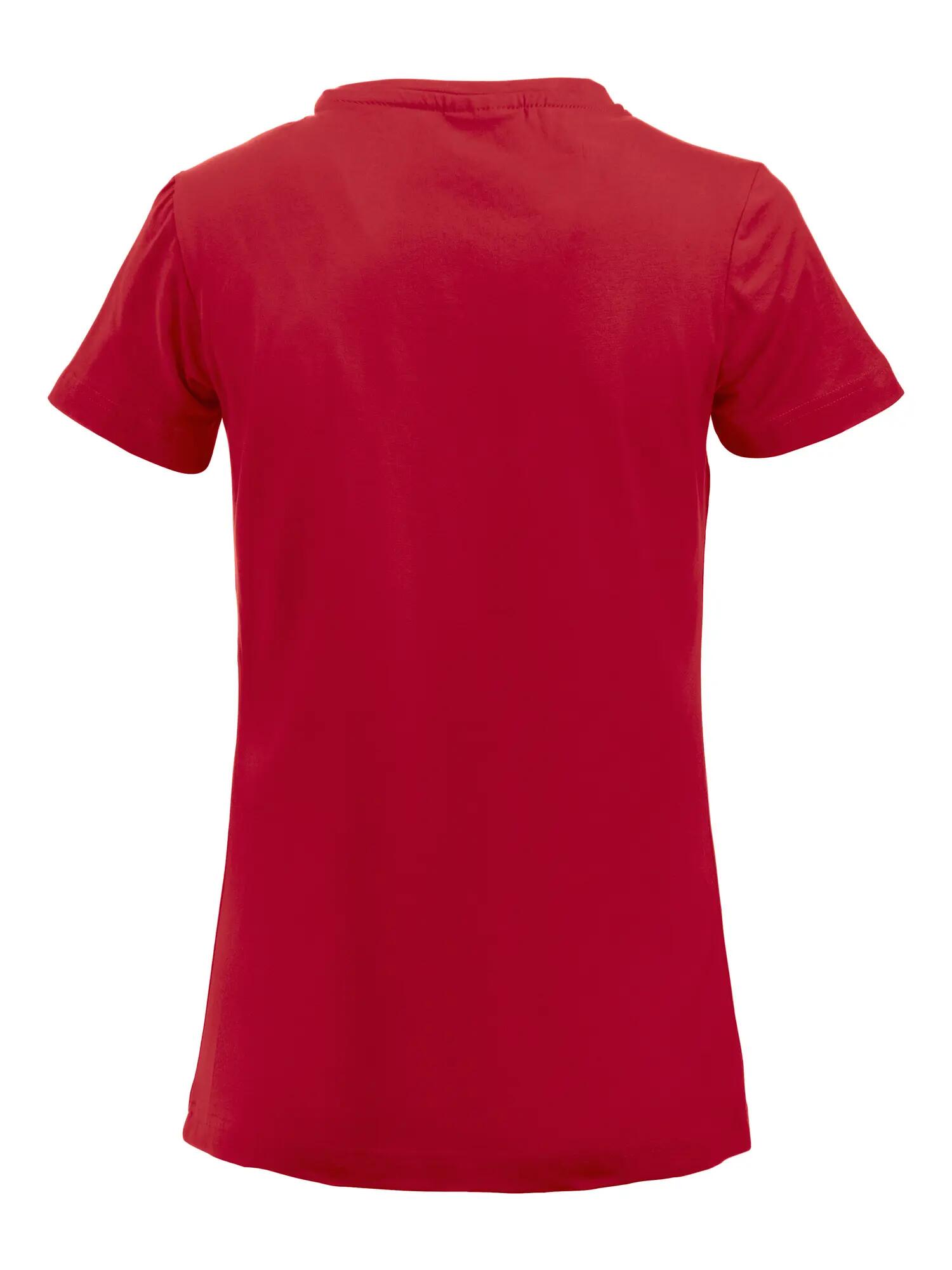 clique Carolina S/S - top femme manches courtes en jersey stretch – red 2/4