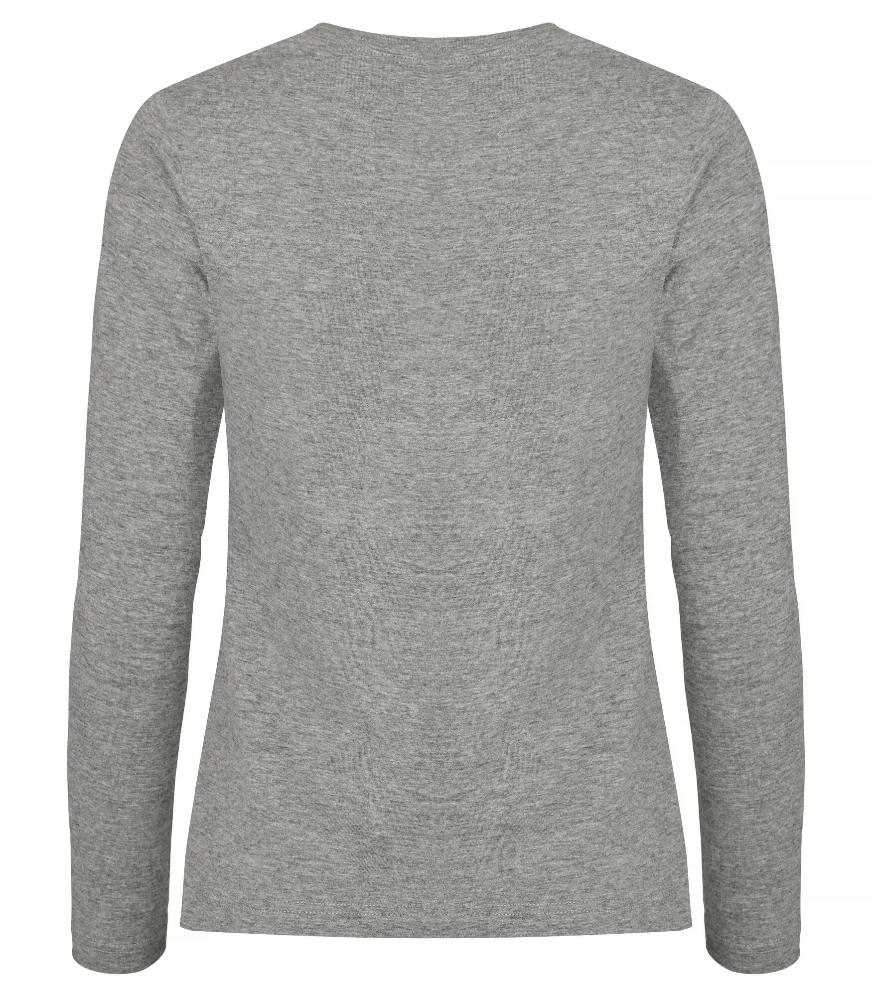 clique Premium Fashion-T L/S Women T-shirt de manga comprida algodão – Grey 2/4
