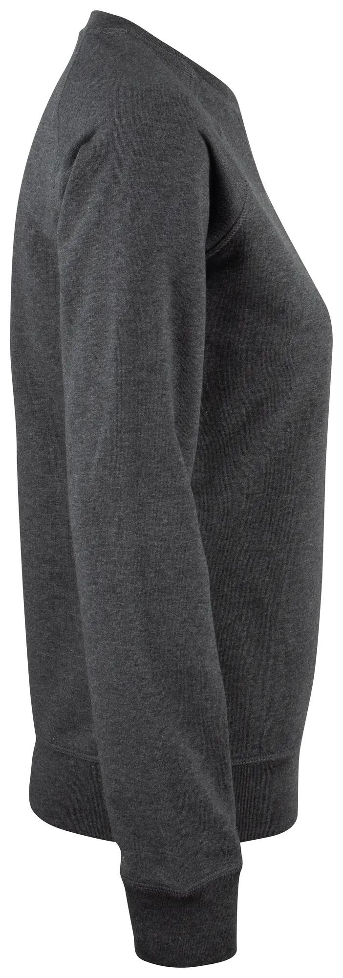 clique Premium OC Roundneck Women felpa girocollo cotone biologico – anthracite 4/4