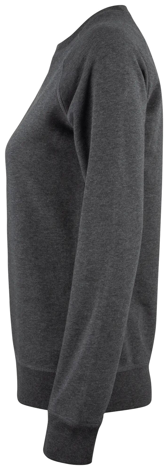clique Premium OC Roundneck Women felpa girocollo cotone biologico – anthracite 3/4