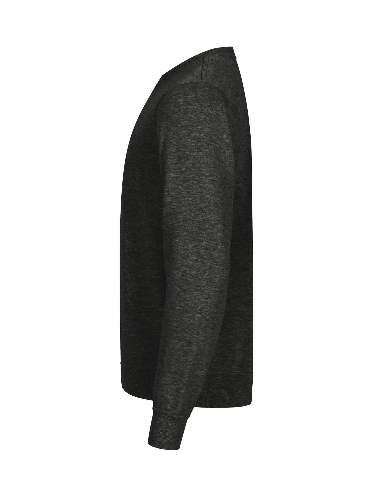 clique Basic Roundneck sweatshirt unissexo Anthracite Melange 4/4