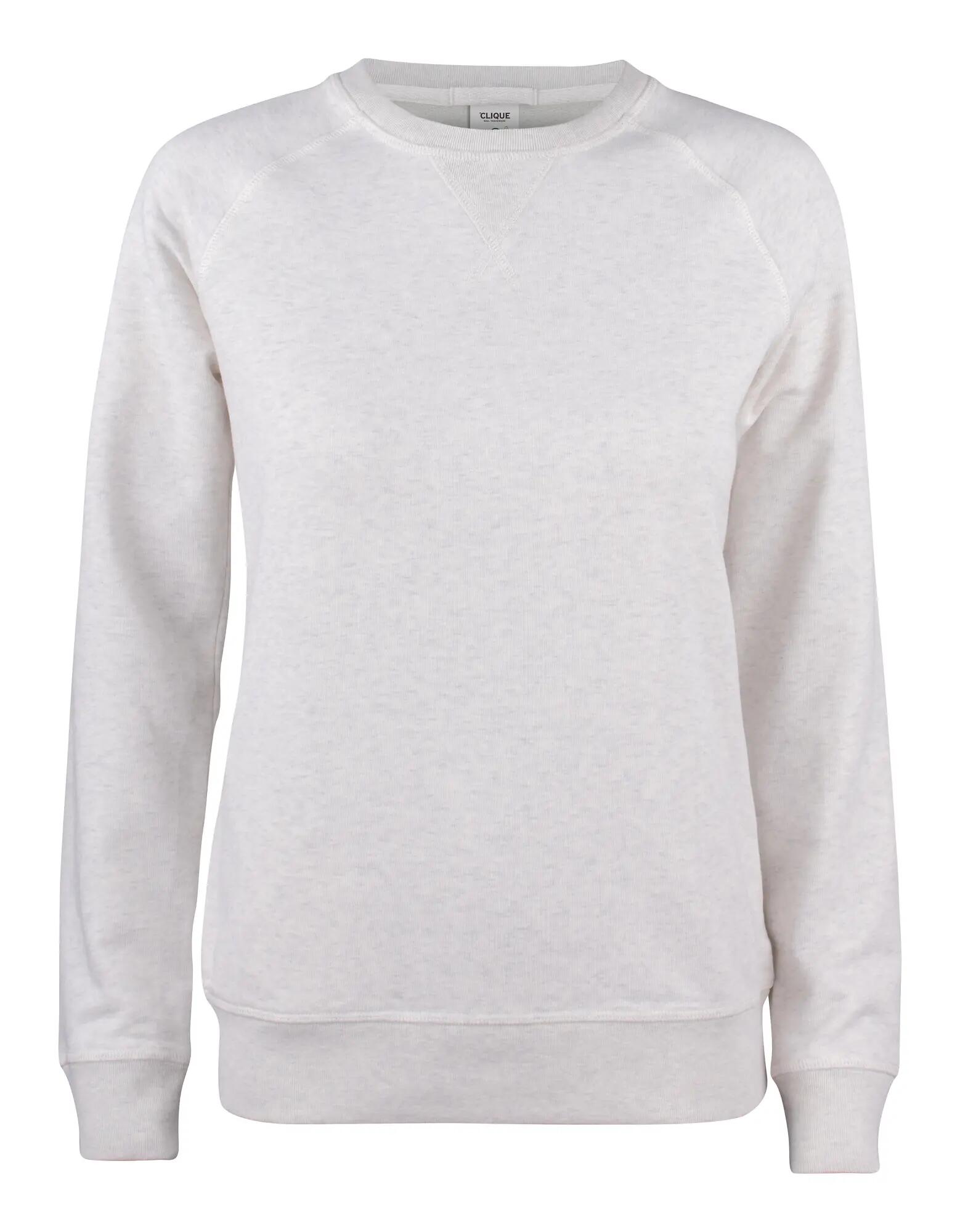 clique Premium OC Roundneck Women sweatshirt gola redonda em algodão orgânico – 1/4