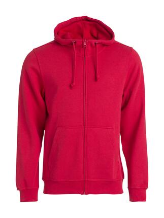 clique Basic Hoody Full Zip - Kapuzen-Sweatshirt mit Reißverschluss – red