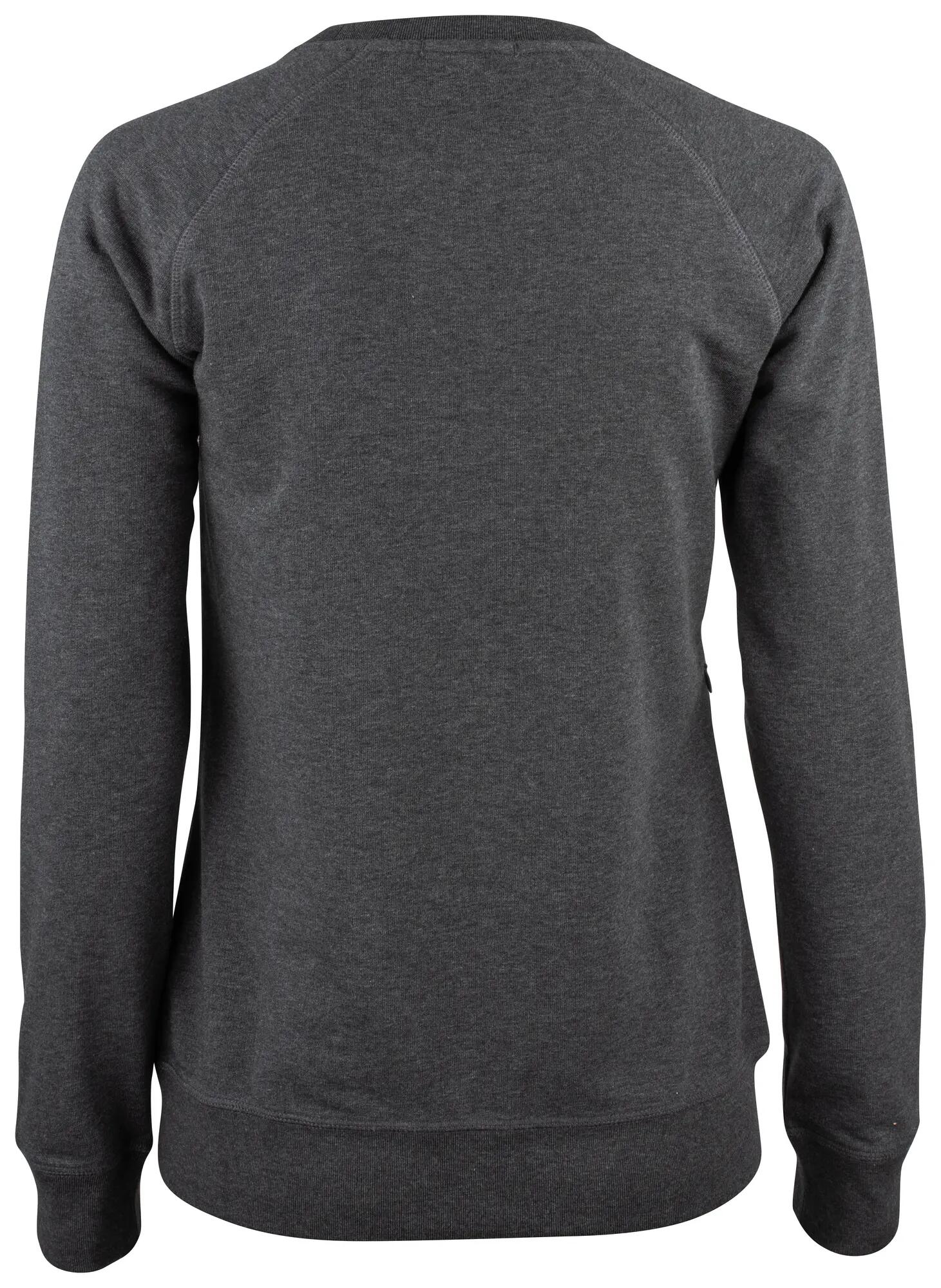 clique Premium OC Roundneck Women felpa girocollo cotone biologico – anthracite 2/4