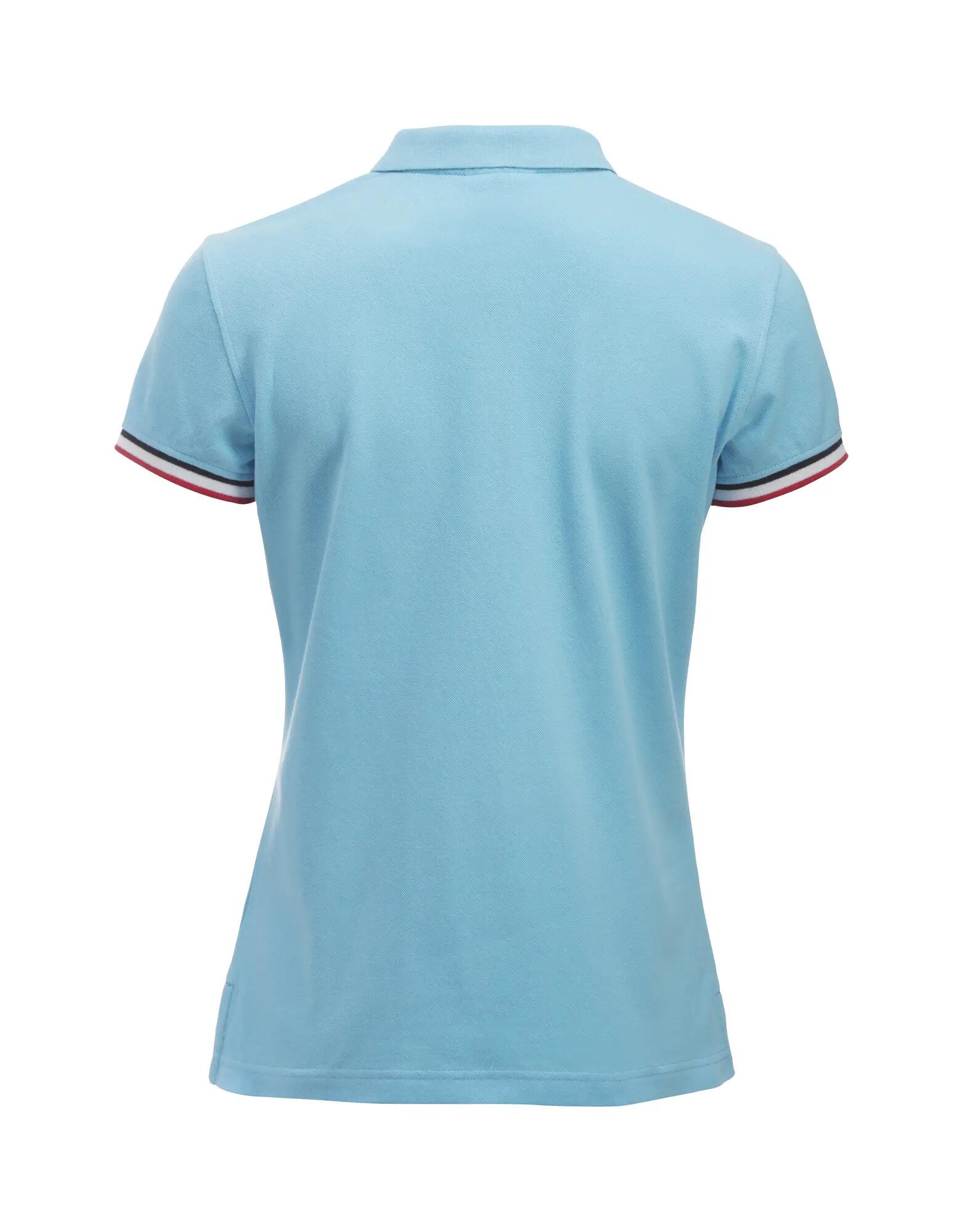 clique Newton Women Polo aus ringgesponnener Baumwolle – sky blue 2/4