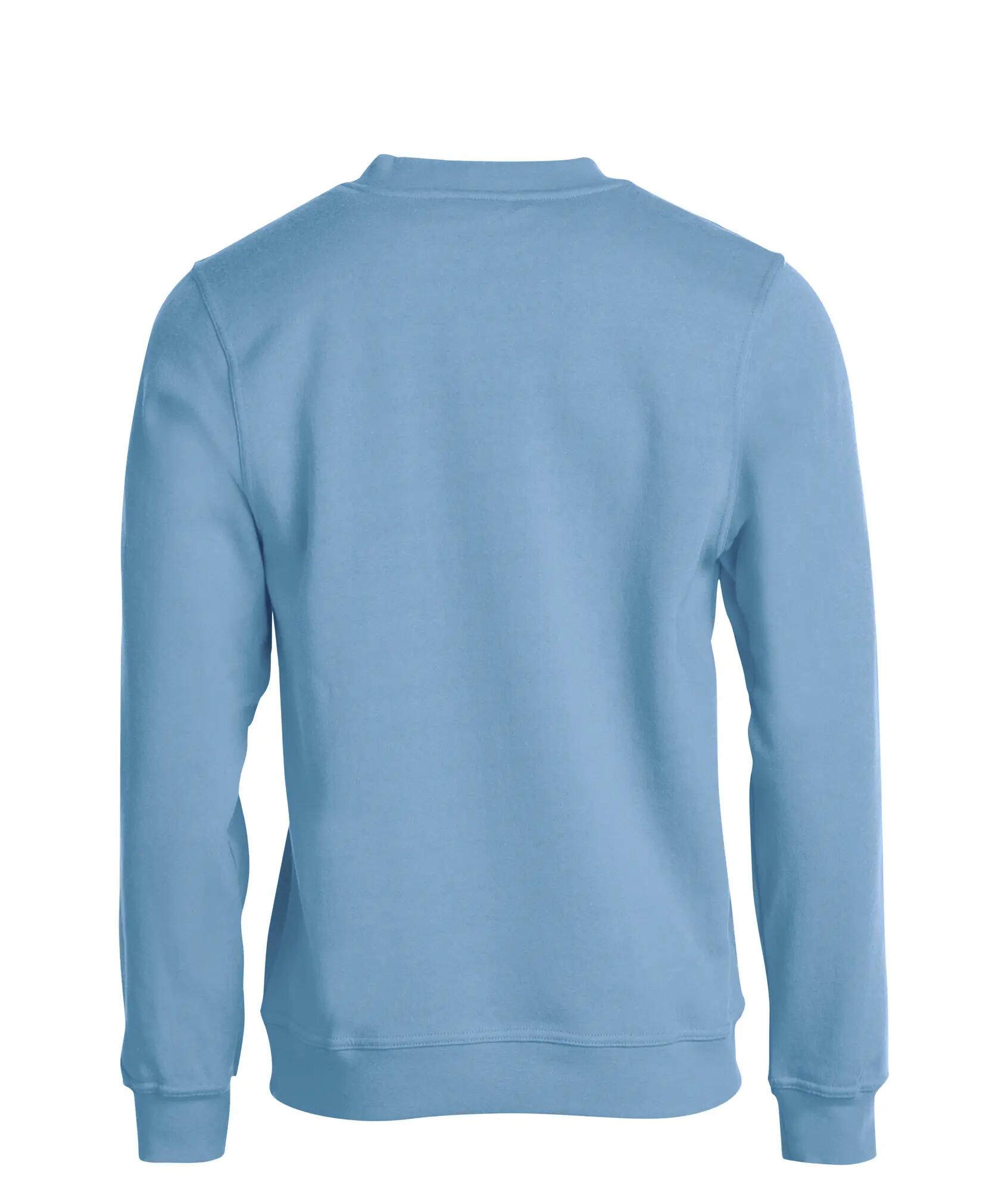 clique Basic Roundneck blu jasny unisex – miękki i odporny – light blue 2/4