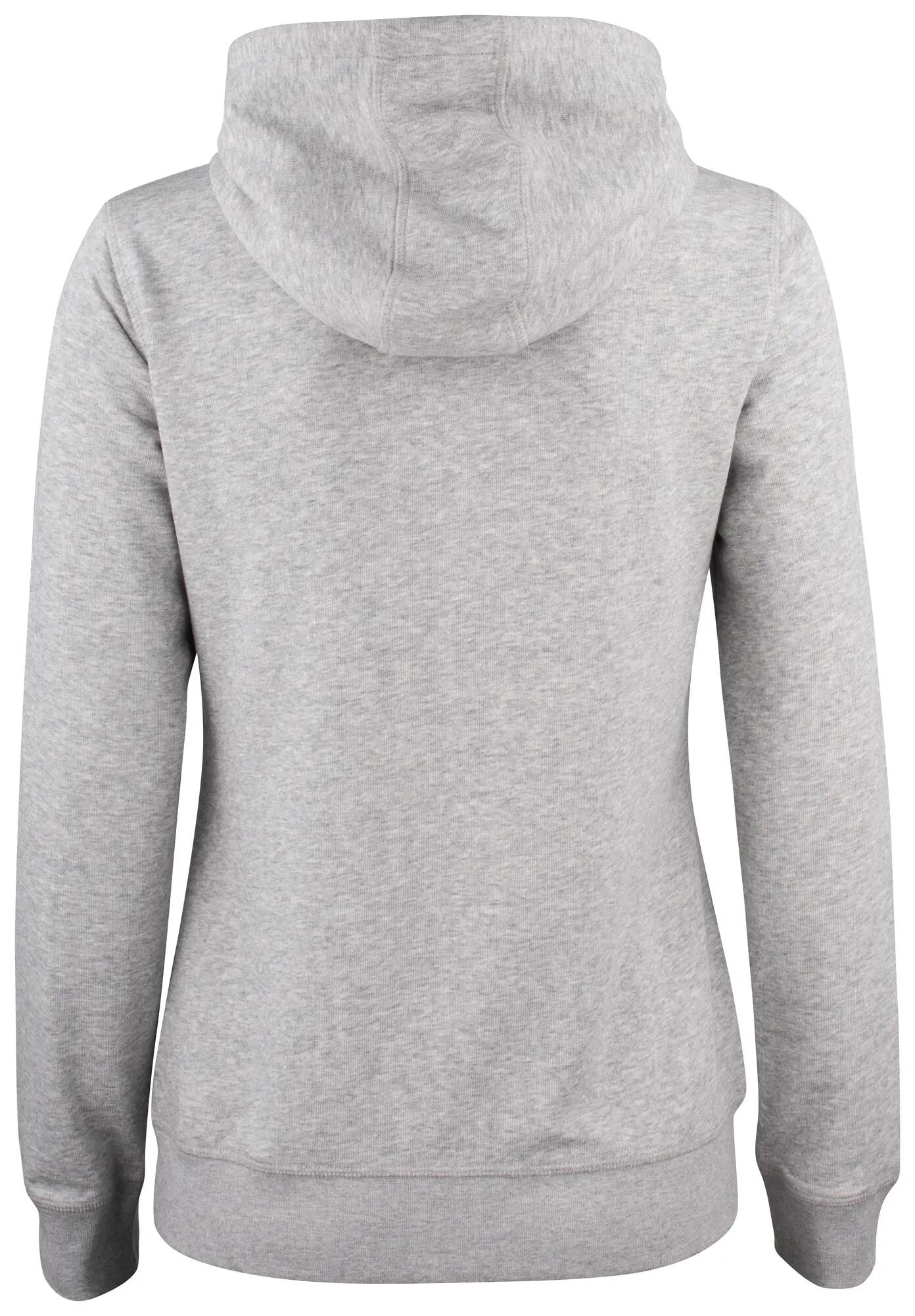clique Premium OC Hoody Women – algodão orgânico e poliéster reciclado – grey 2/4