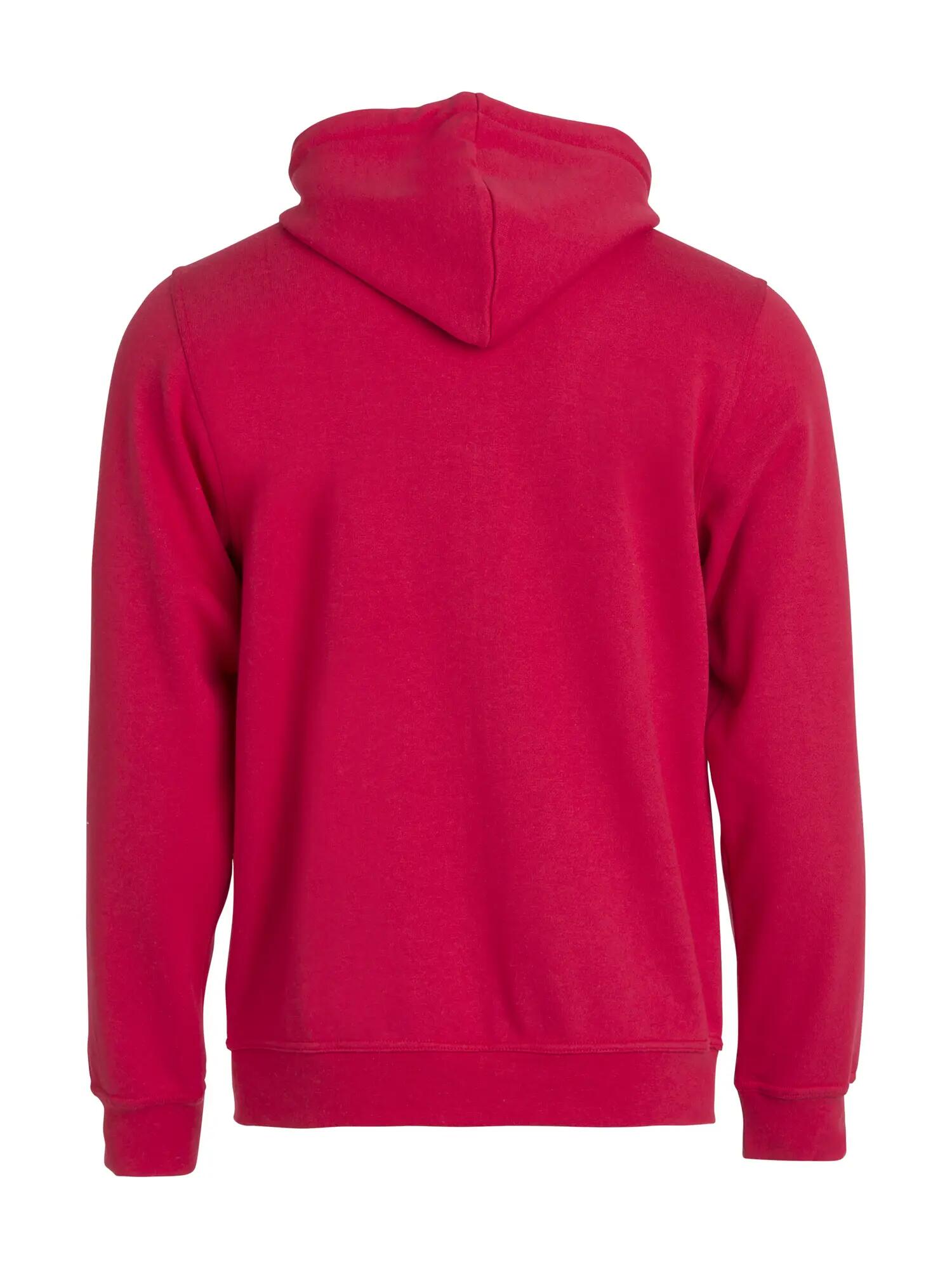 clique Basic Hoody Full Zip - Sweat com capuz e fecho completo – red 2/5