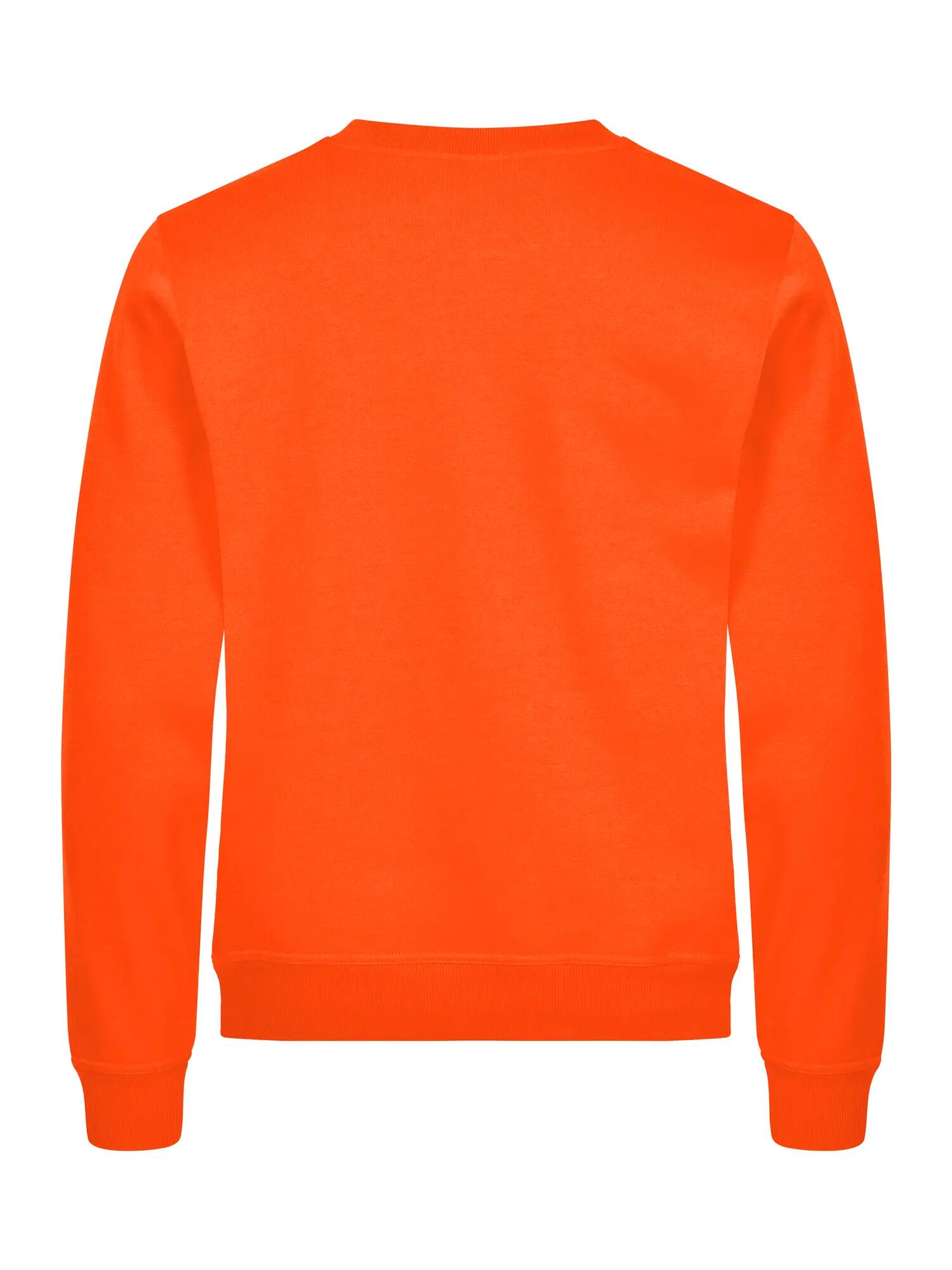 clique Basic Roundneck sweatshirt unissexo decote redondo — laranja 2/4