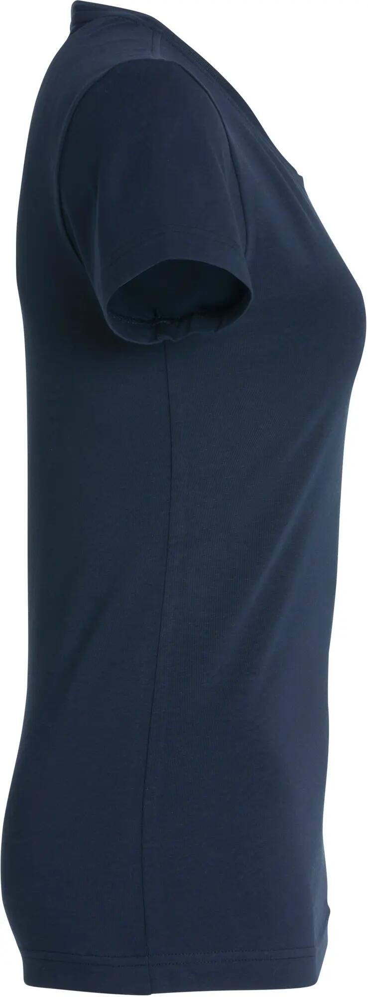 clique Carolina S/S – top donna girocollo in single jersey elasticizzato – Dark 4/4