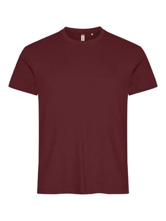 clique Basic-T Herren T-Shirt Slim Fit aus Baumwolle - Burgundy