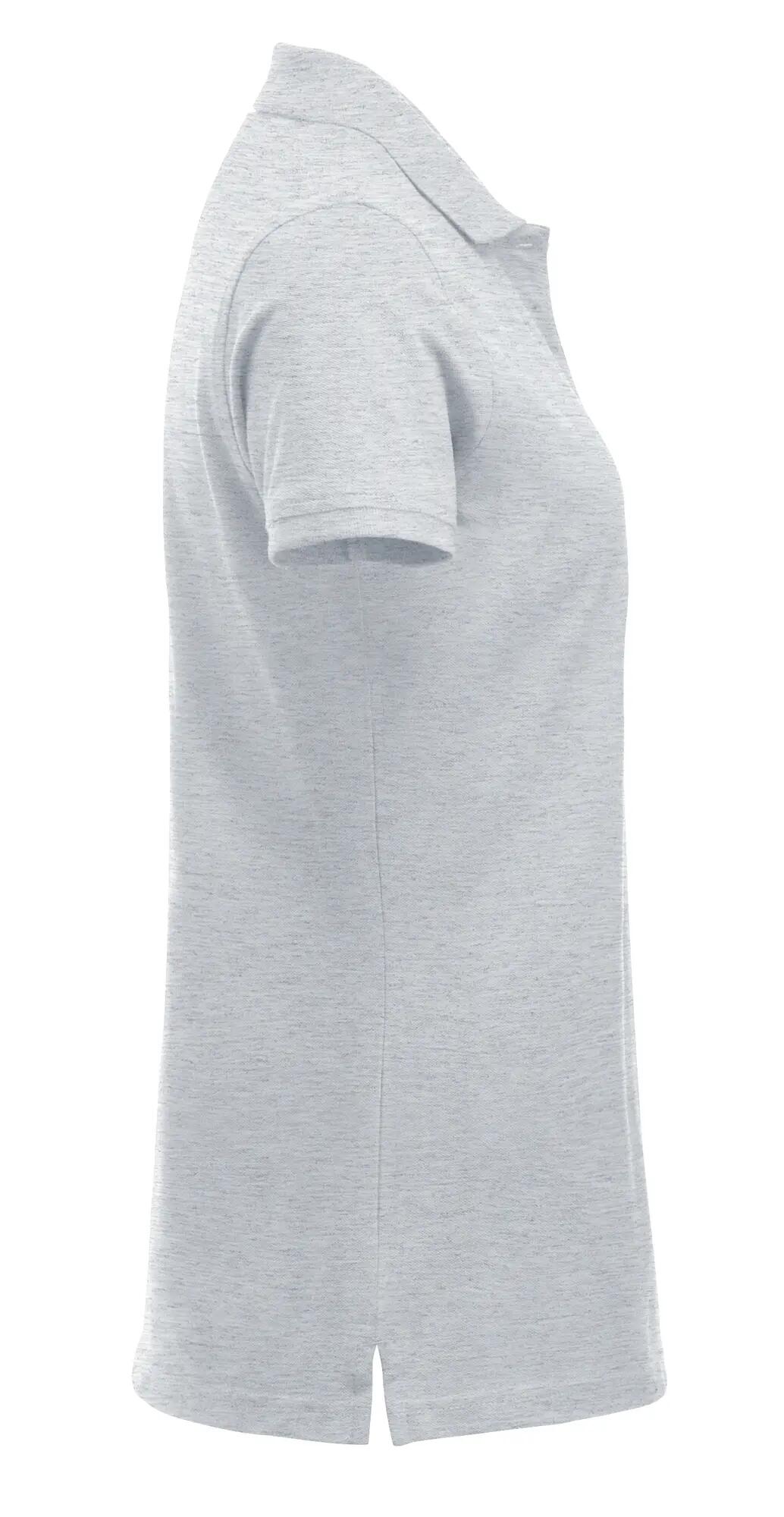 clique Classic Marion S/S – damespolo van katoen, modern fit – ash 4/4