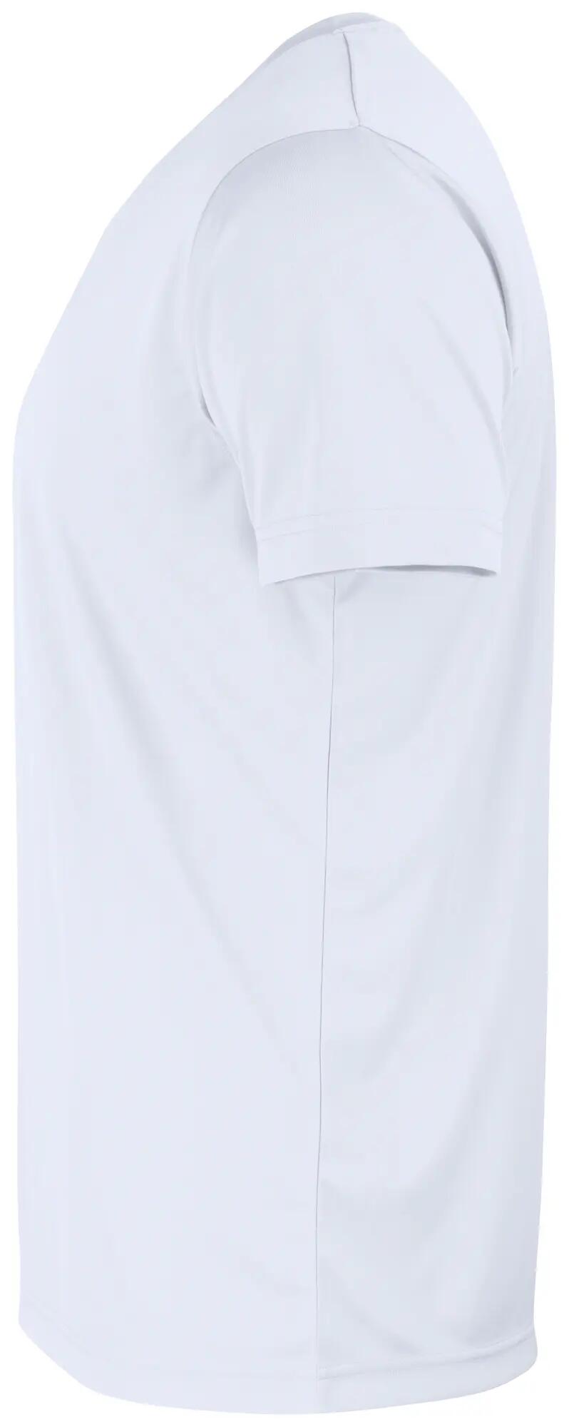 clique Basic Active-T T-shirt homem 100% poliéster – white 3/5