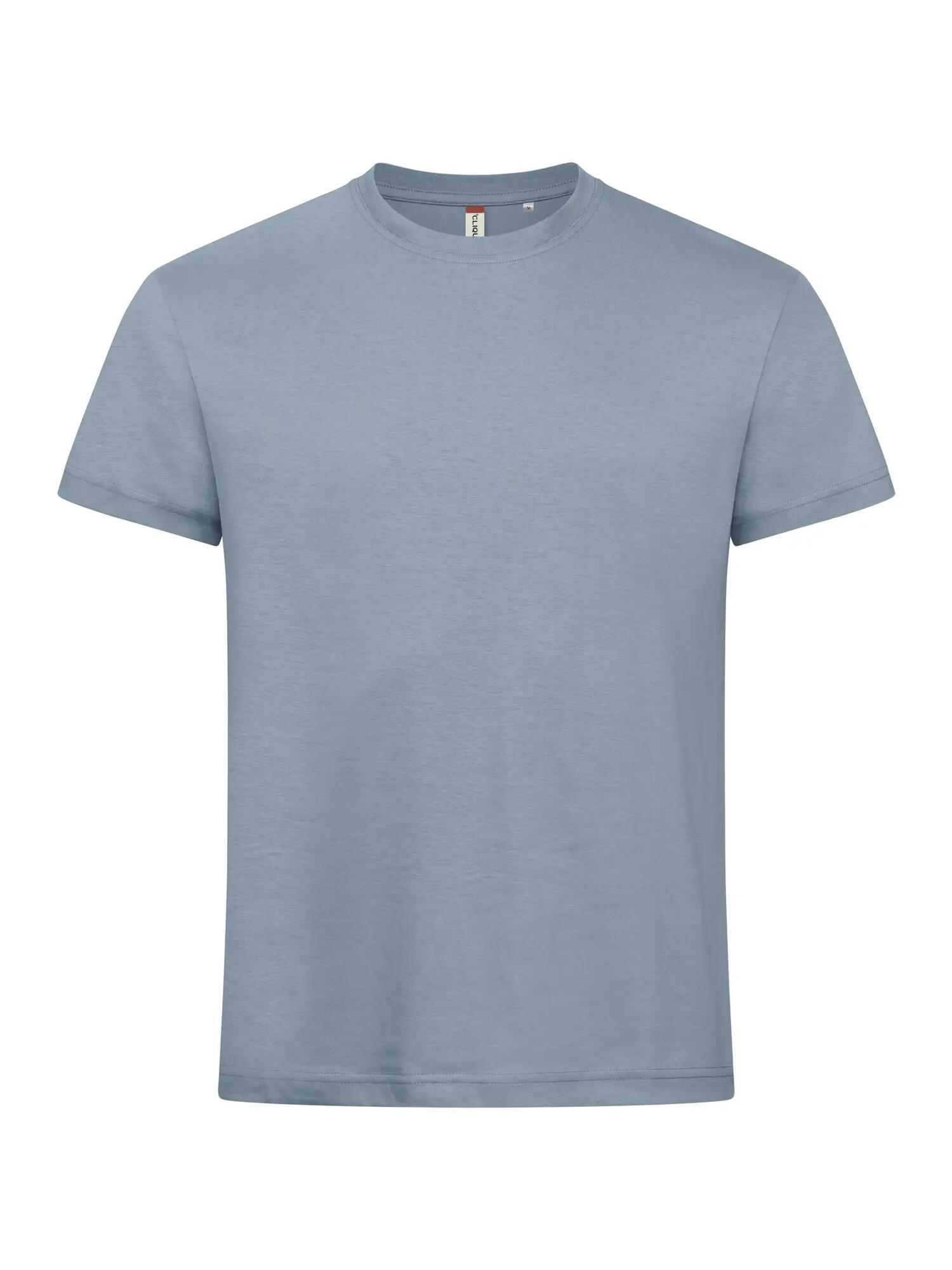 clique Basic-T T-shirt homem corte ajustado em algodão - light blue 1/5
