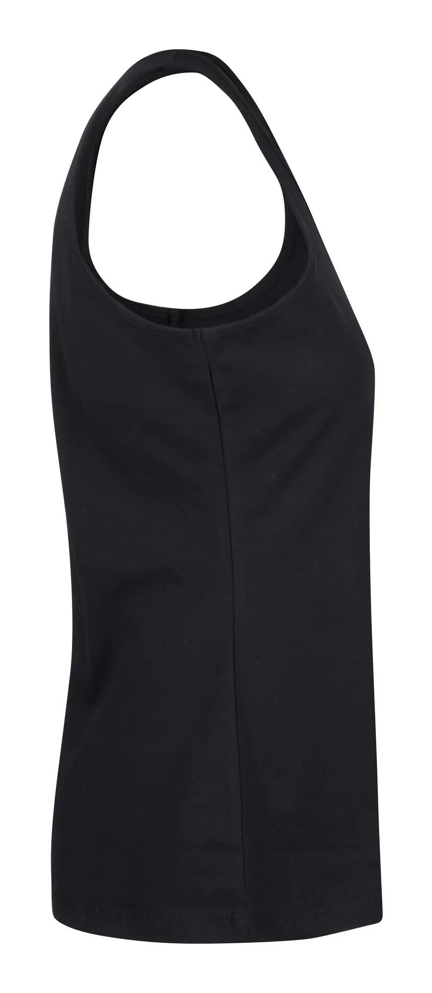 clique Carolina Tanktop Damen ärmellos aus dehnbarem Baumwoll-Jersey – black 4/4