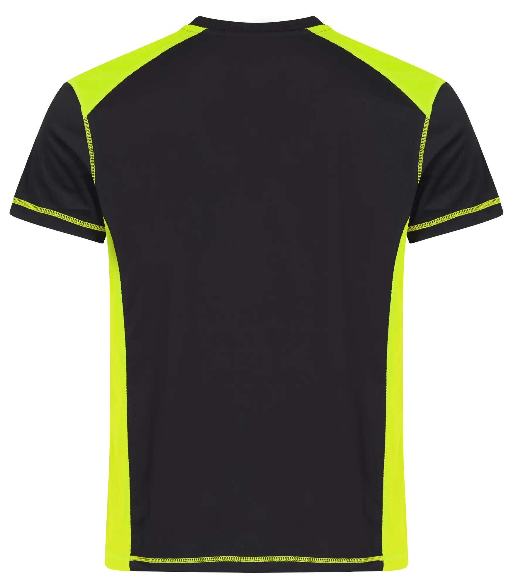 clique Ambition-T T-shirt a contrasto alta visibilità – Visib Yellow 2/4