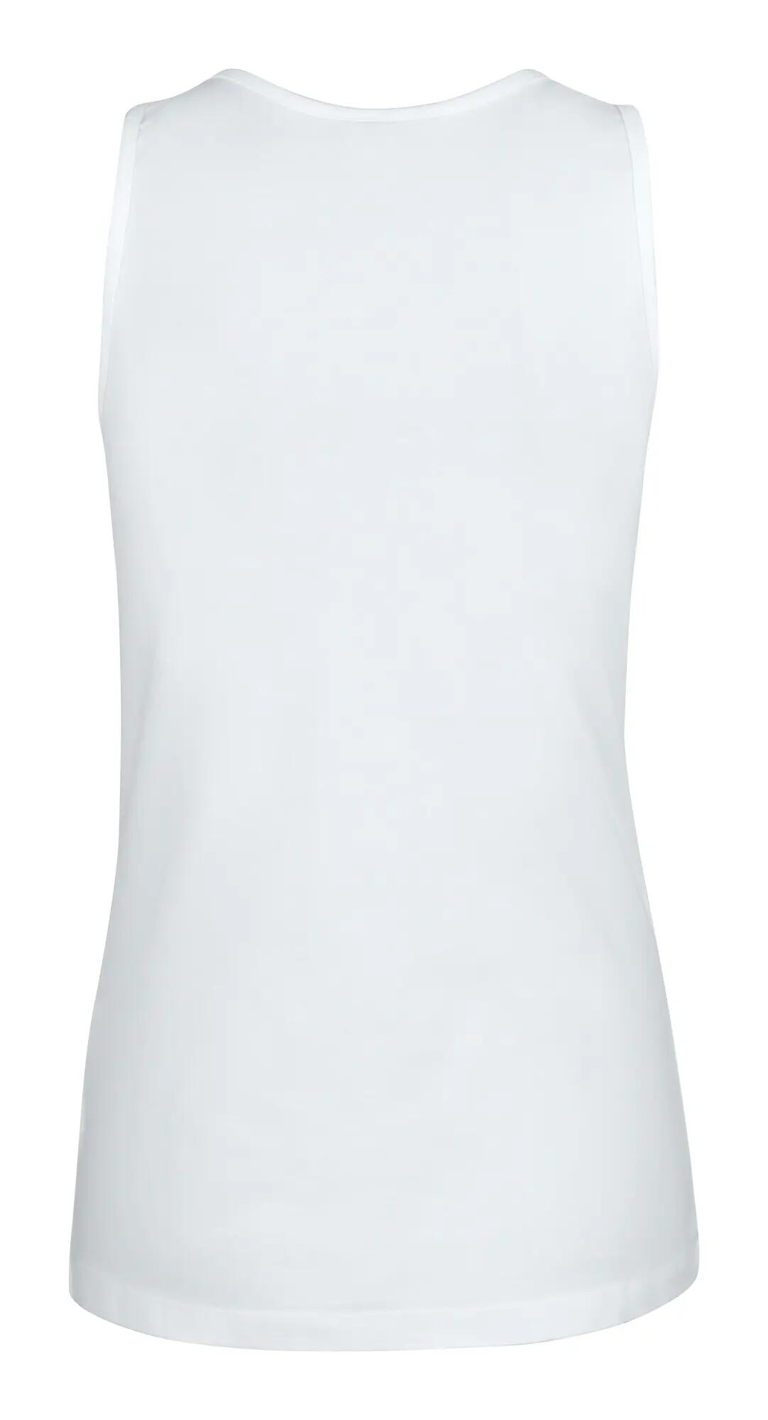clique Carolina Tanktop dames mouwloos top in zacht jersey – white 2/4