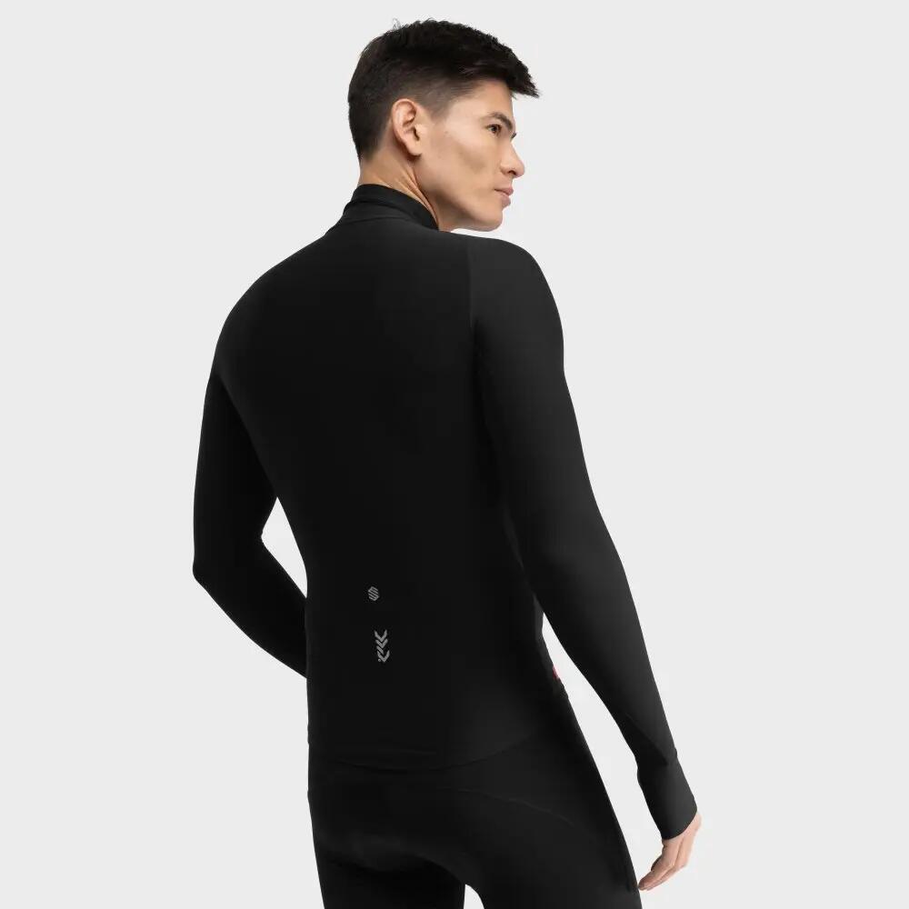 Maglia intima termica invernale da ciclismo da uomo DW Keilir Nero 4/7