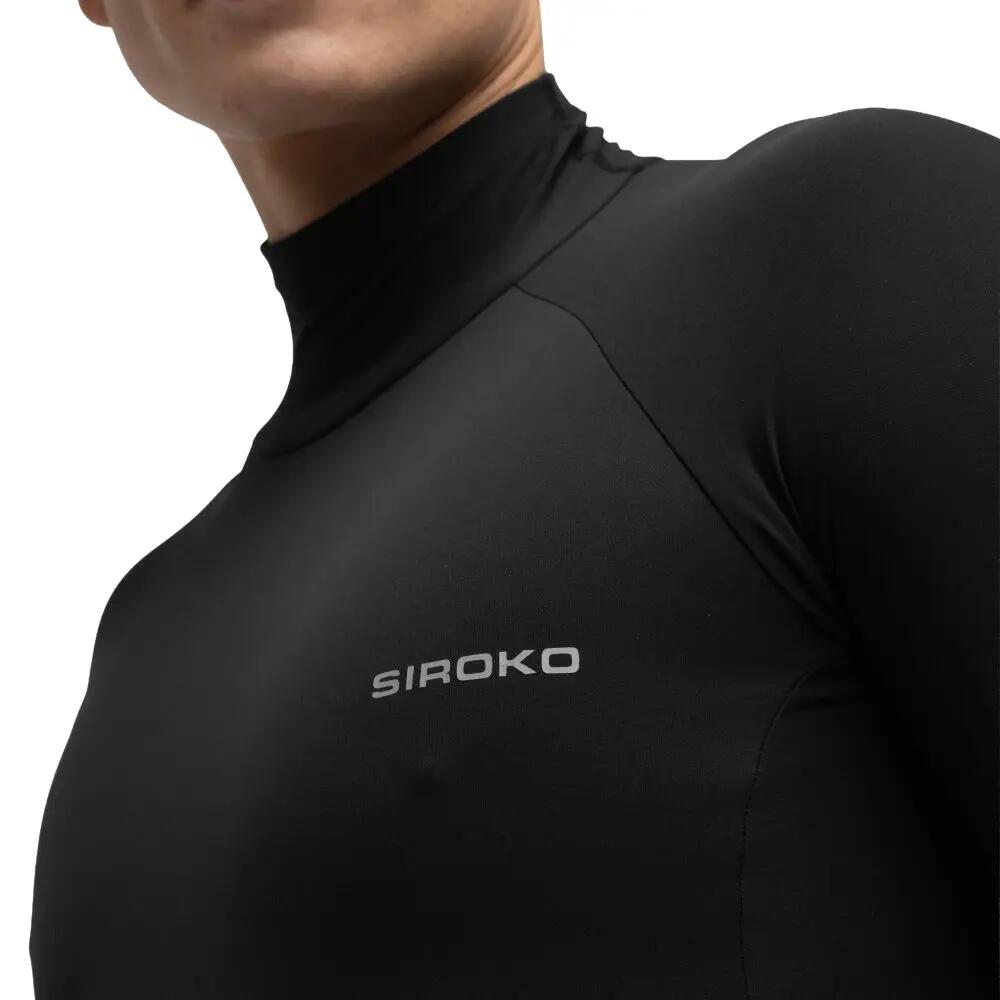 Maglia intima termica invernale da ciclismo da uomo DW Keilir Nero 3/7