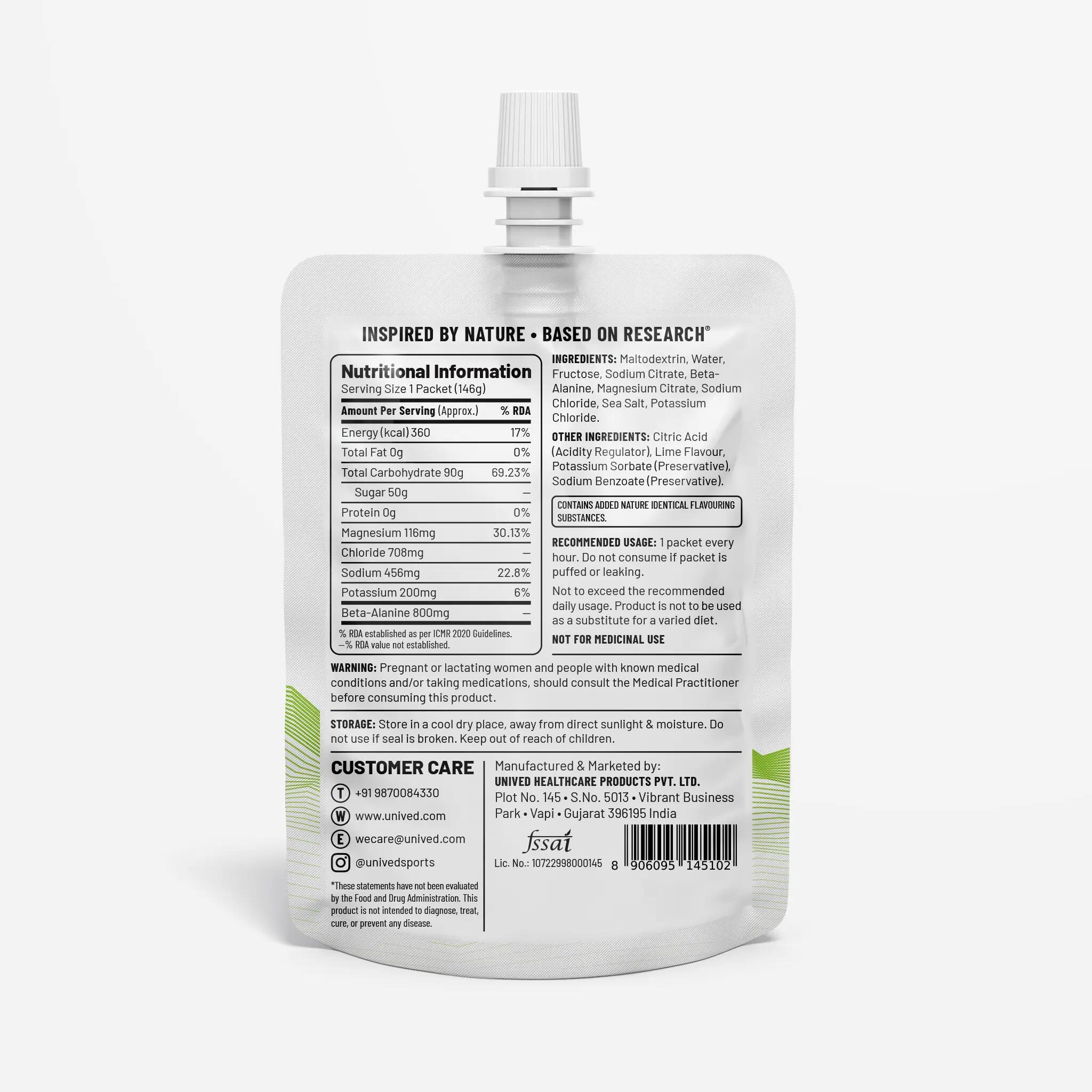 Elite Gel 360 - Sea Salt Lime - Pouch -  1