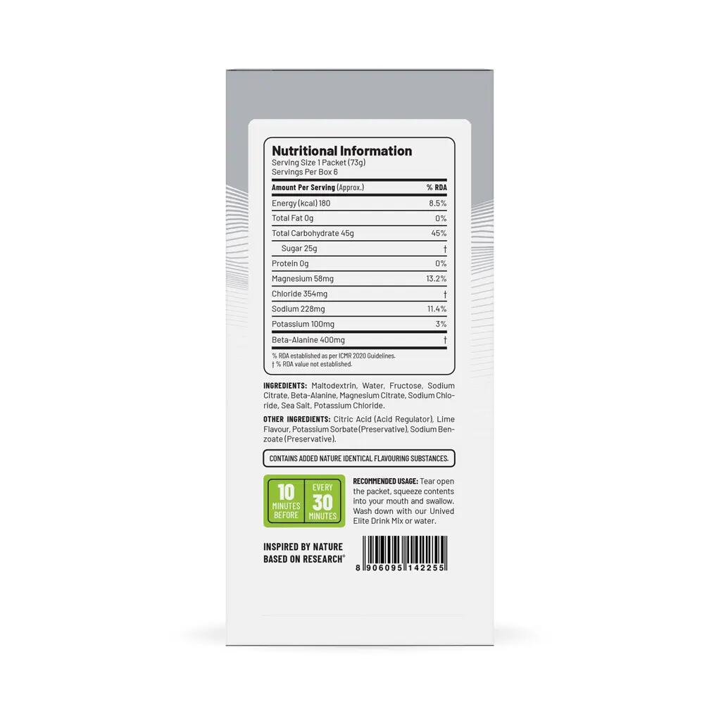 Elite Gel 180 - Sea Salt Lime - Box of 6 -  2