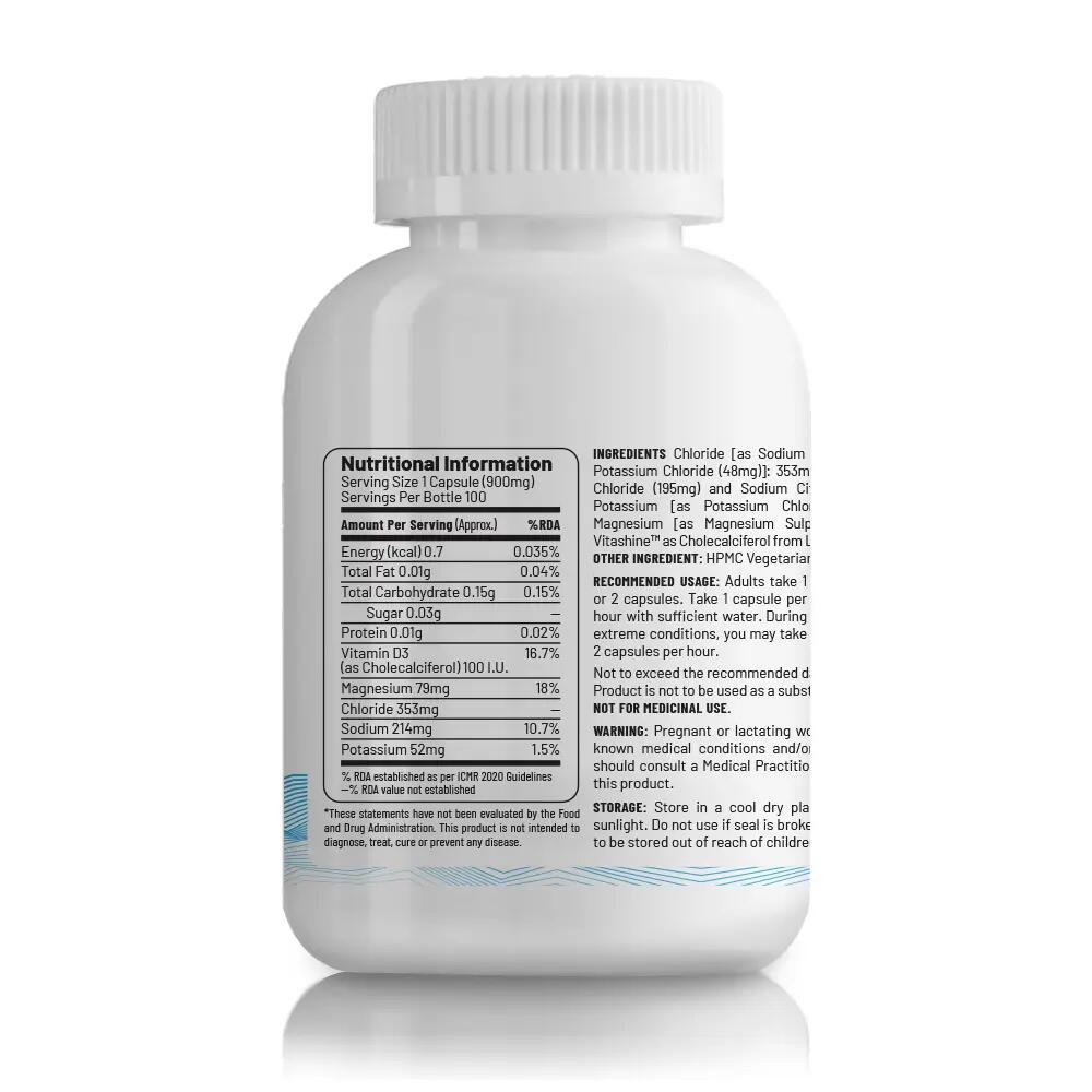 Unived Salt Caps - 100 Capsules -  2