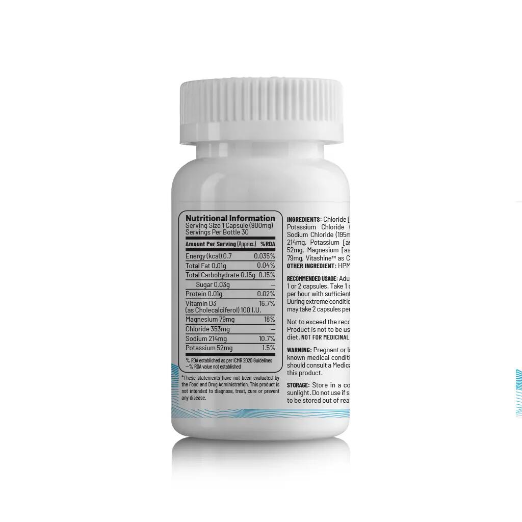 Unived Caffeinated Salt Caps - 30 Capsules -  2