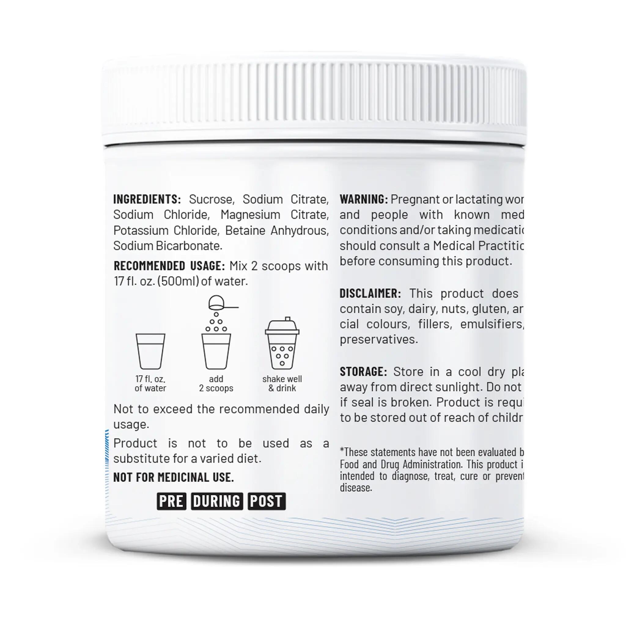 Elite Hydration Mix - Bare Naked - 16 Servings -  3