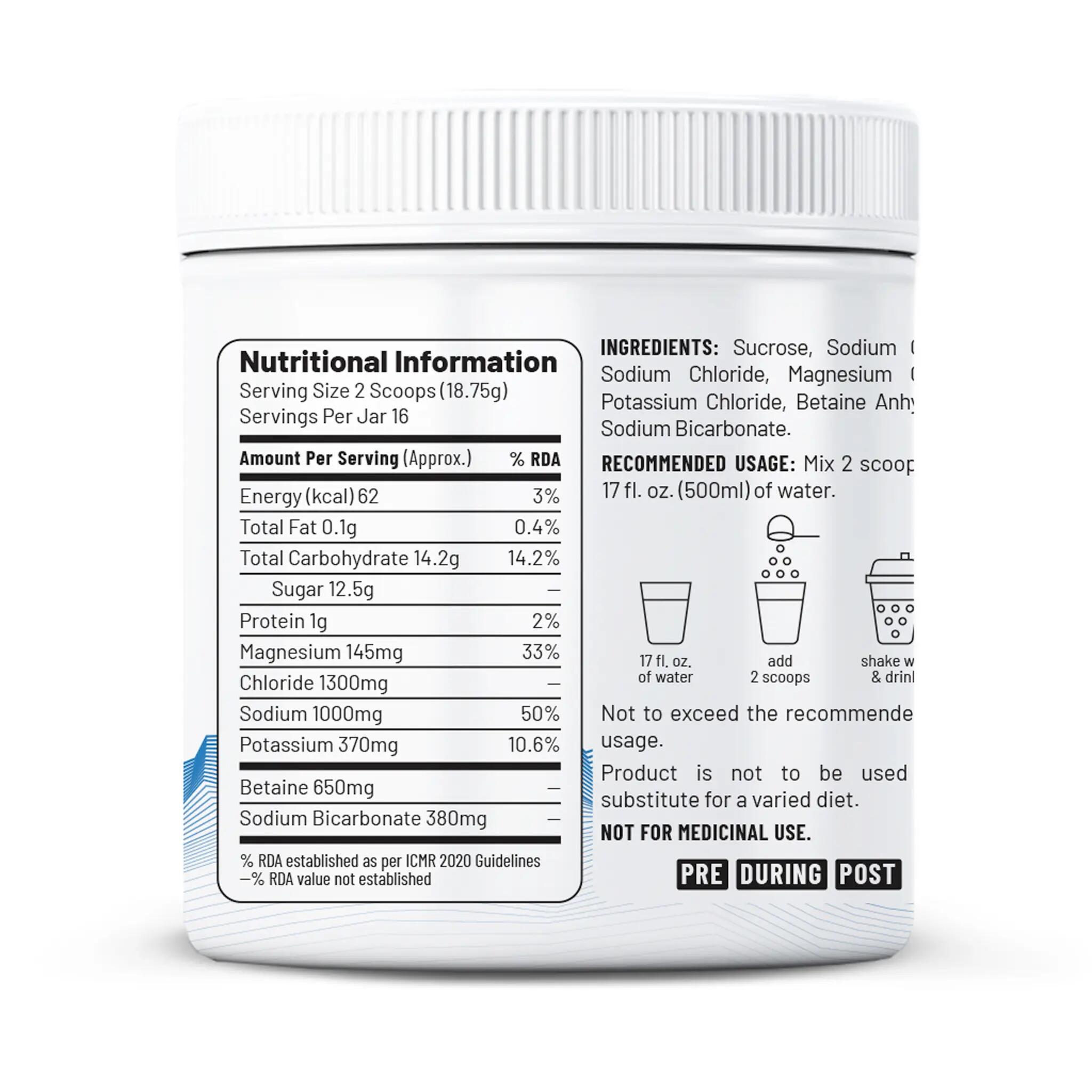 Elite Hydration Mix - Bare Naked - 16 Servings -  2