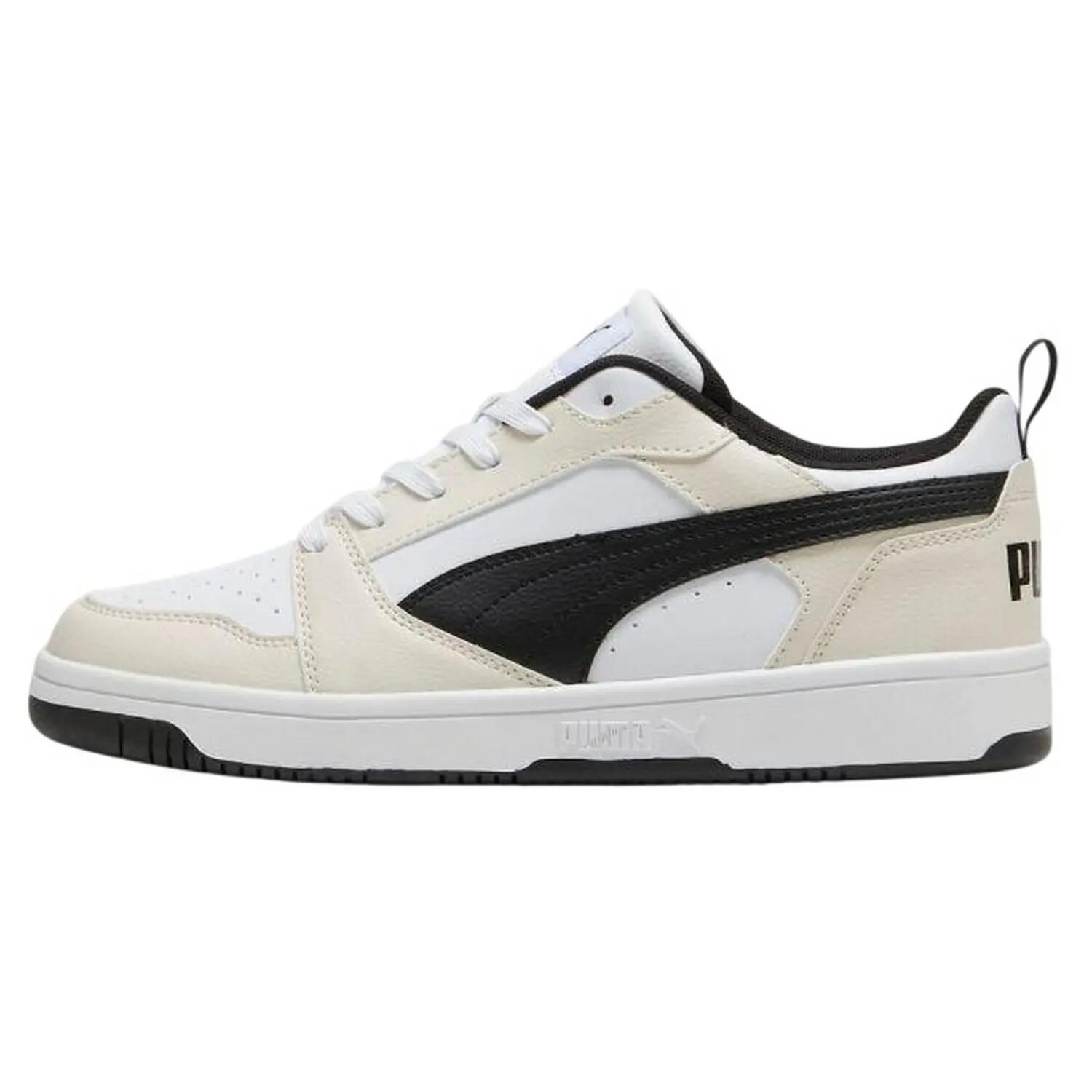 Baskets REBOUND V6 Femme (Blanc / Beige / Noir) 2/7