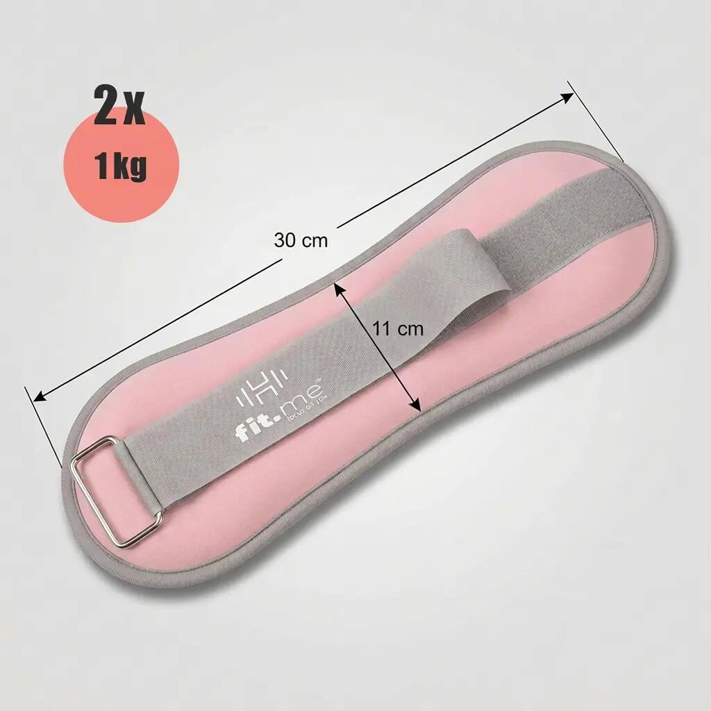 Neoprenowe obciążniki ciężarki na kostki nadgarstki ręce nogi 2 x 1kg 2/7