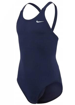 Nike Hydrastrong Fastback Badeanzug für Mädchen – Mitternachtsblau – Größe S