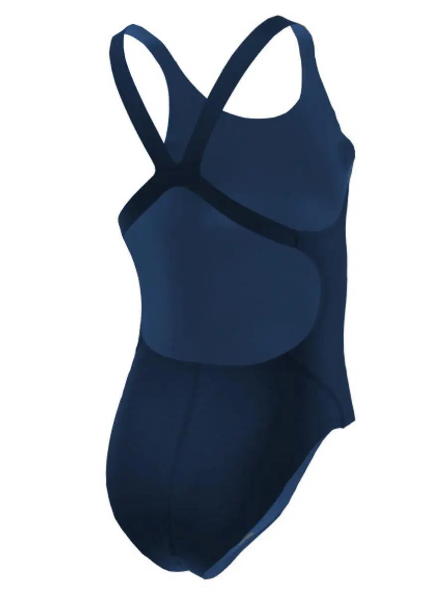 Maillot de bain Nike Hydrastrong Fastback pour fille - Bleu marine - Taille S 2/4