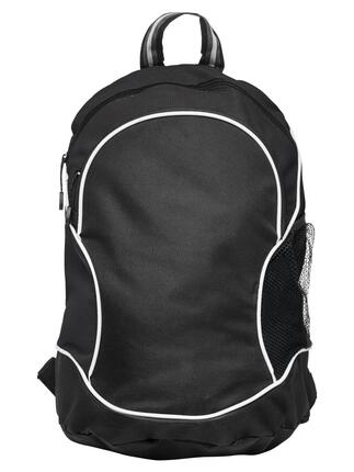 clique Basic Backpack – sportlicher Rucksack aus Diamond Non-Woven – black