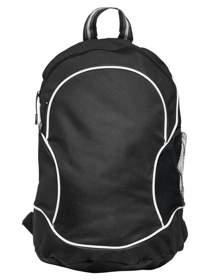clique Basic Backpack – sportlicher Rucksack aus Diamond Non-Woven – black