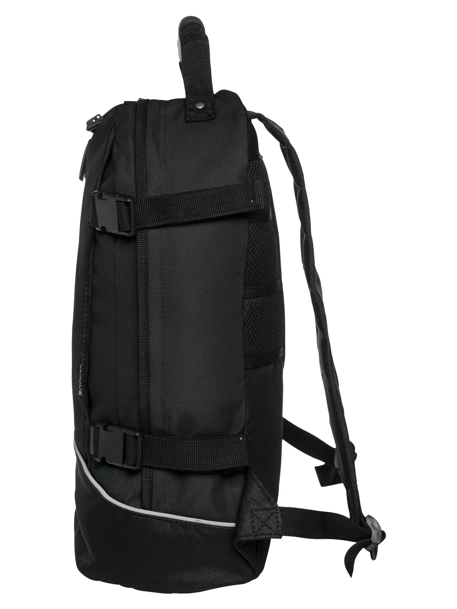 clique Backpack II sac à dos sport en polyester 600D imperméable noir – black 3/4