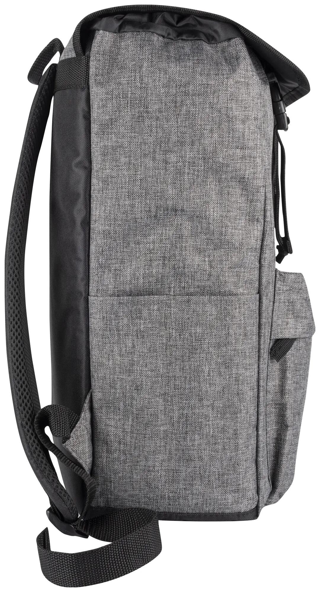 clique Plecak Melange — 20L, 600D poliester, szary melange – grey melange 5/5