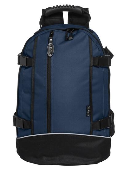 clique Backpack II Sport- und Alltagsrucksack aus 600D Polyester – Marineblau