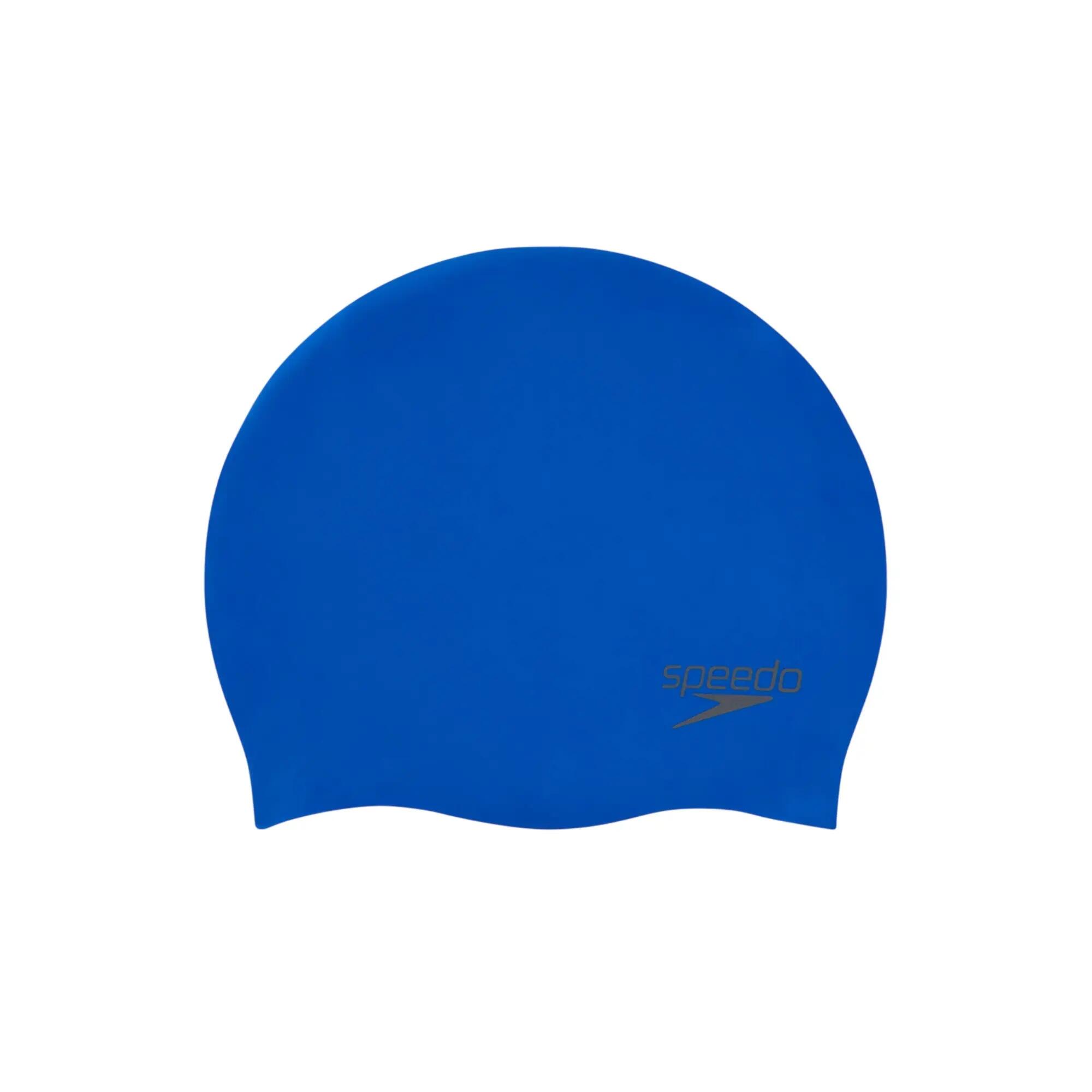 Schwimmkappe für HerrenDamen Unisex, Geformt Damen und Herren Blau 2/5