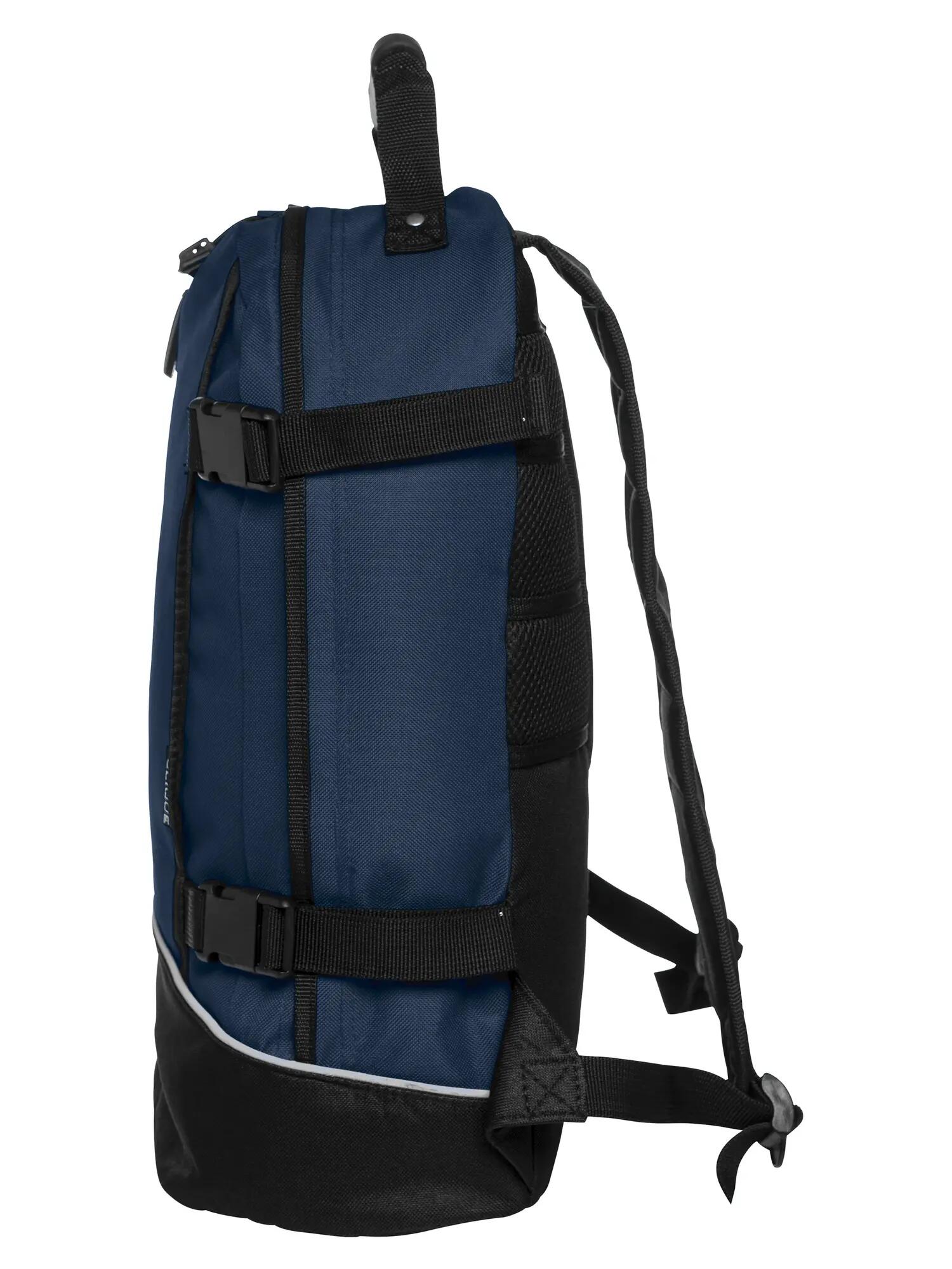 clique Backpack II mochila desportiva espaçosa em poliéster 600D – navy 4/4