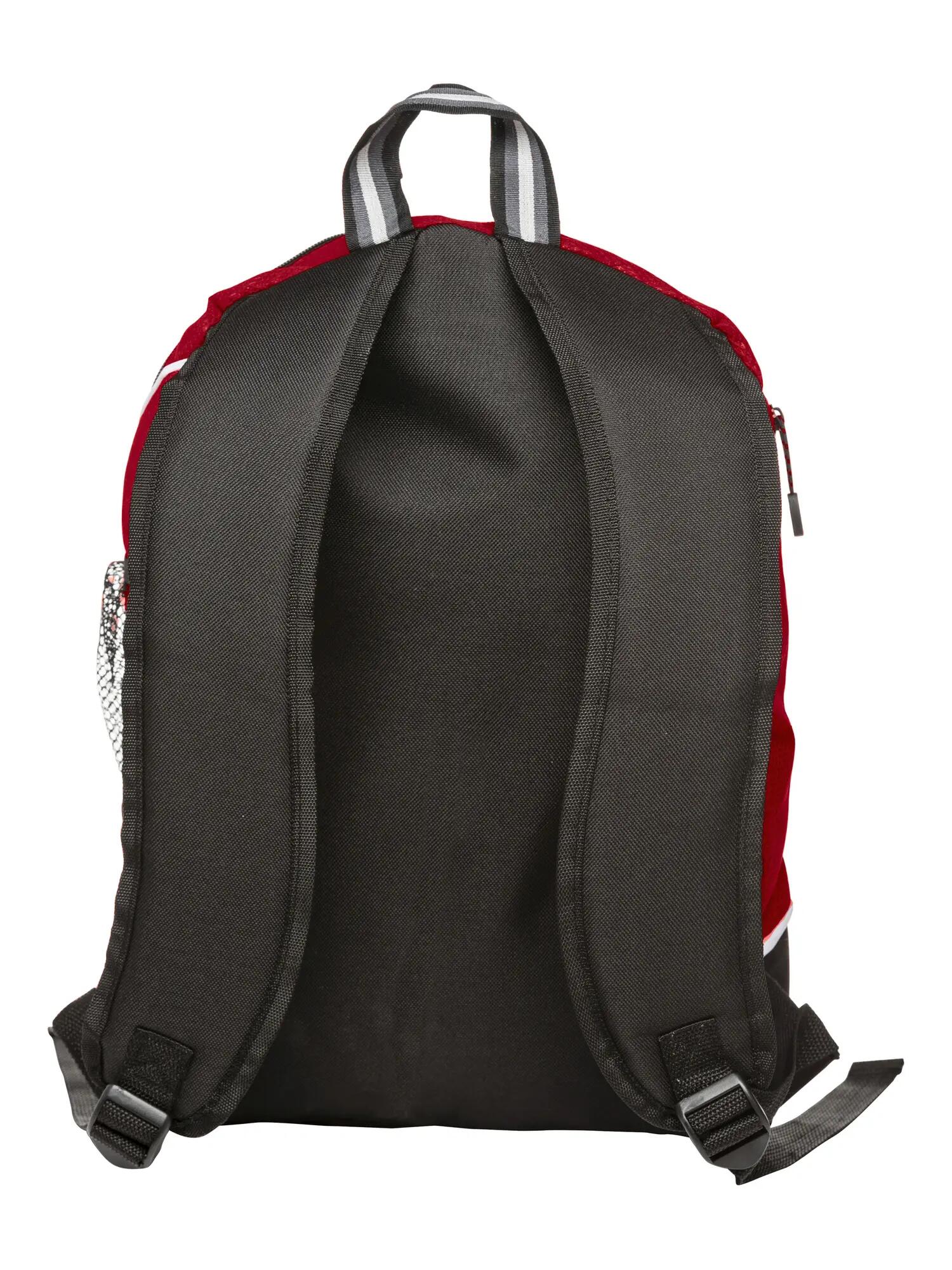 clique Basic Backpack - sportieve rugzak van non-woven in contrastkleur – red 2/4