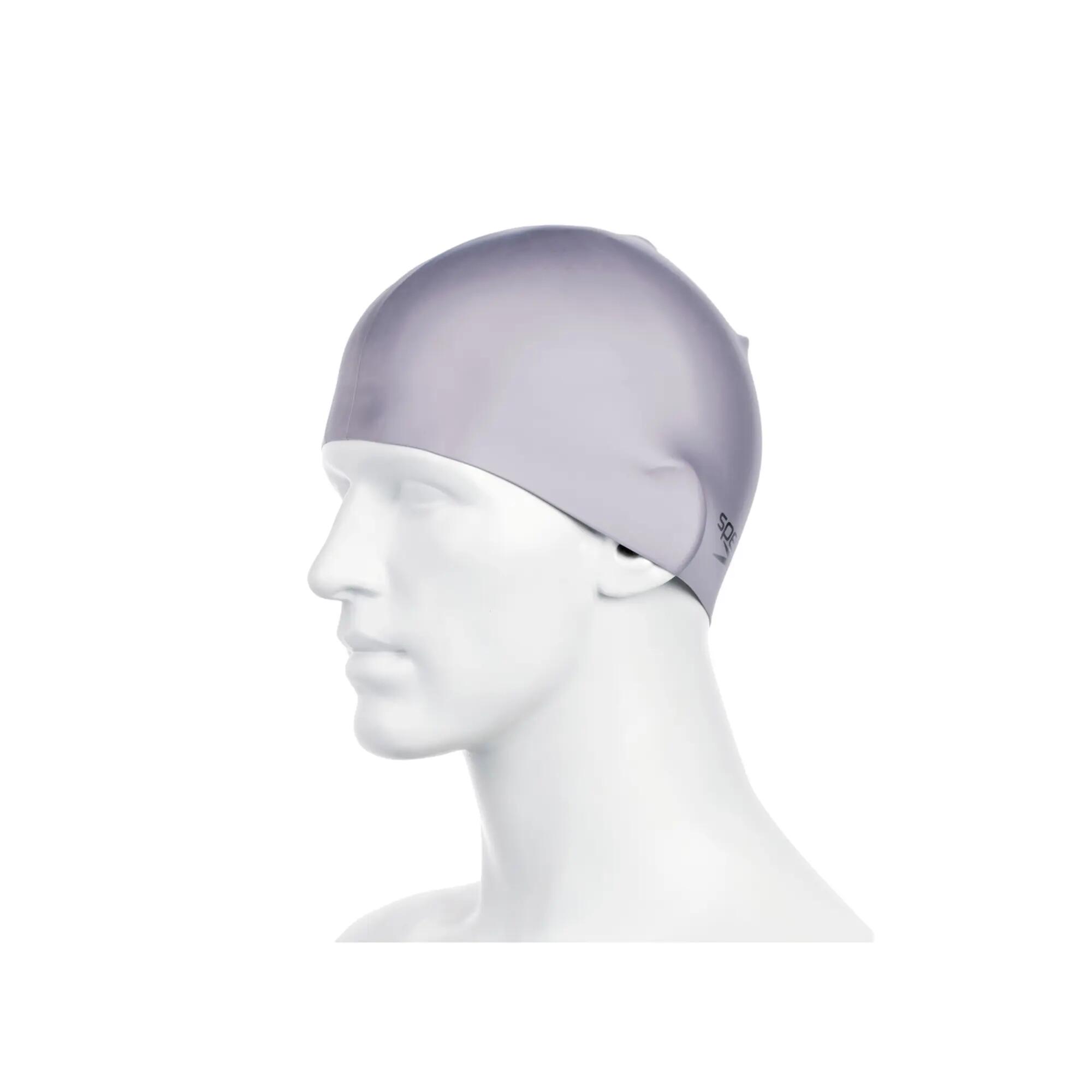 Speedo Moulded Silicon Cap Grey 3/5