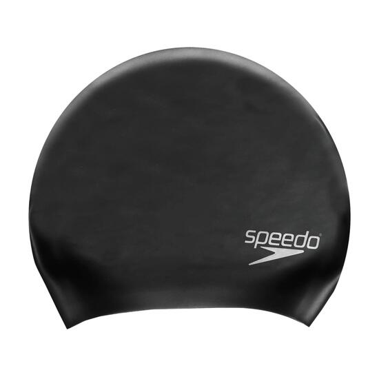 Bonnet De Bain Pour Cheveux Longs (Noir)