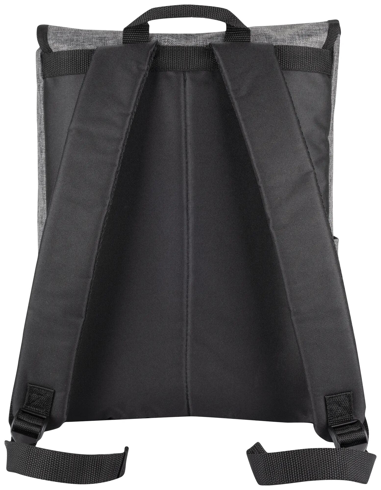 clique Plecak Melange — 20L, 600D poliester, szary melange – grey melange 3/5