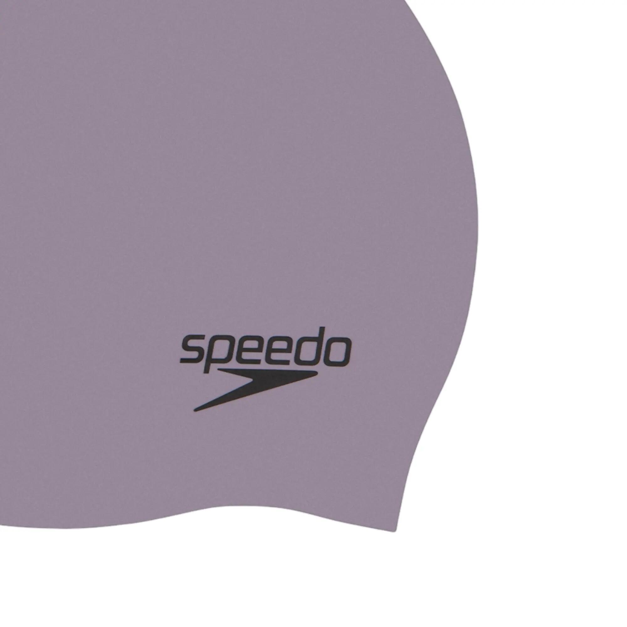 Speedo Moulded Silicon Cap Grey 2/5