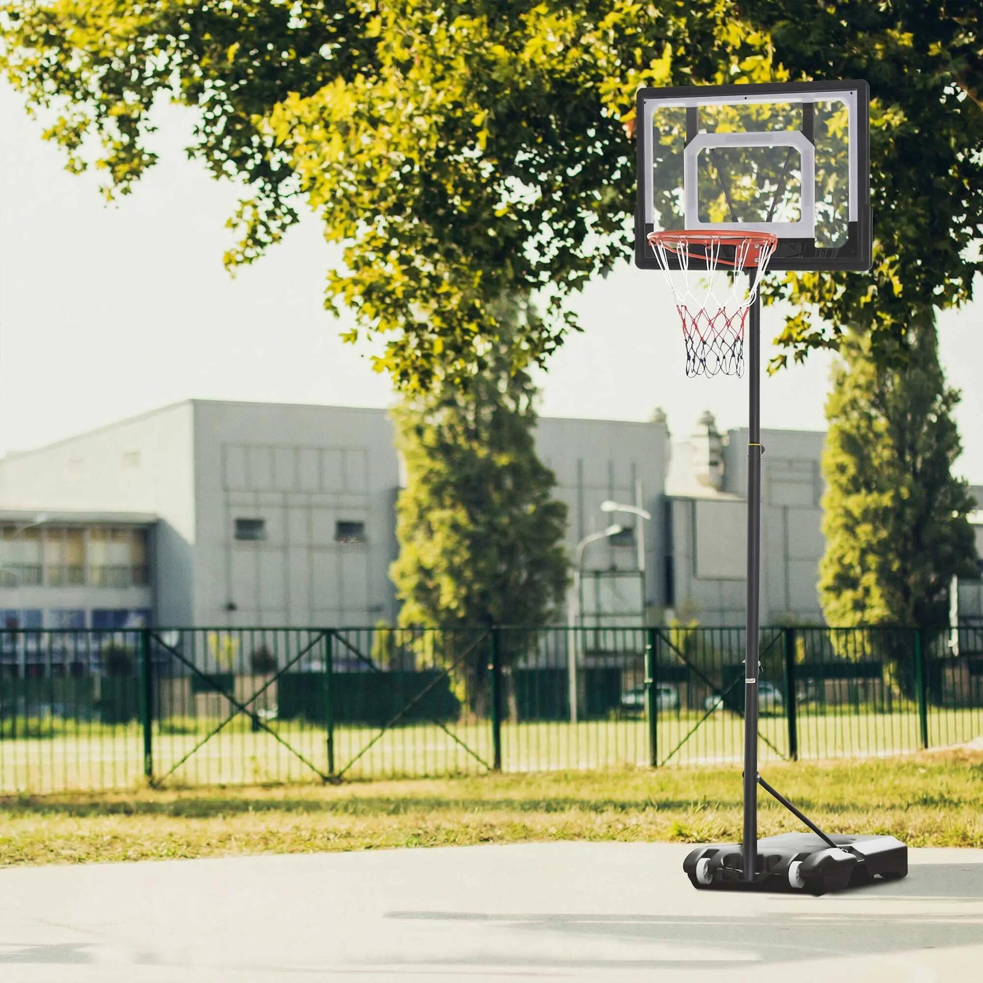 Tabela de Basquetebol infantil HOMCOM ajustável 156-210 cm 2/7