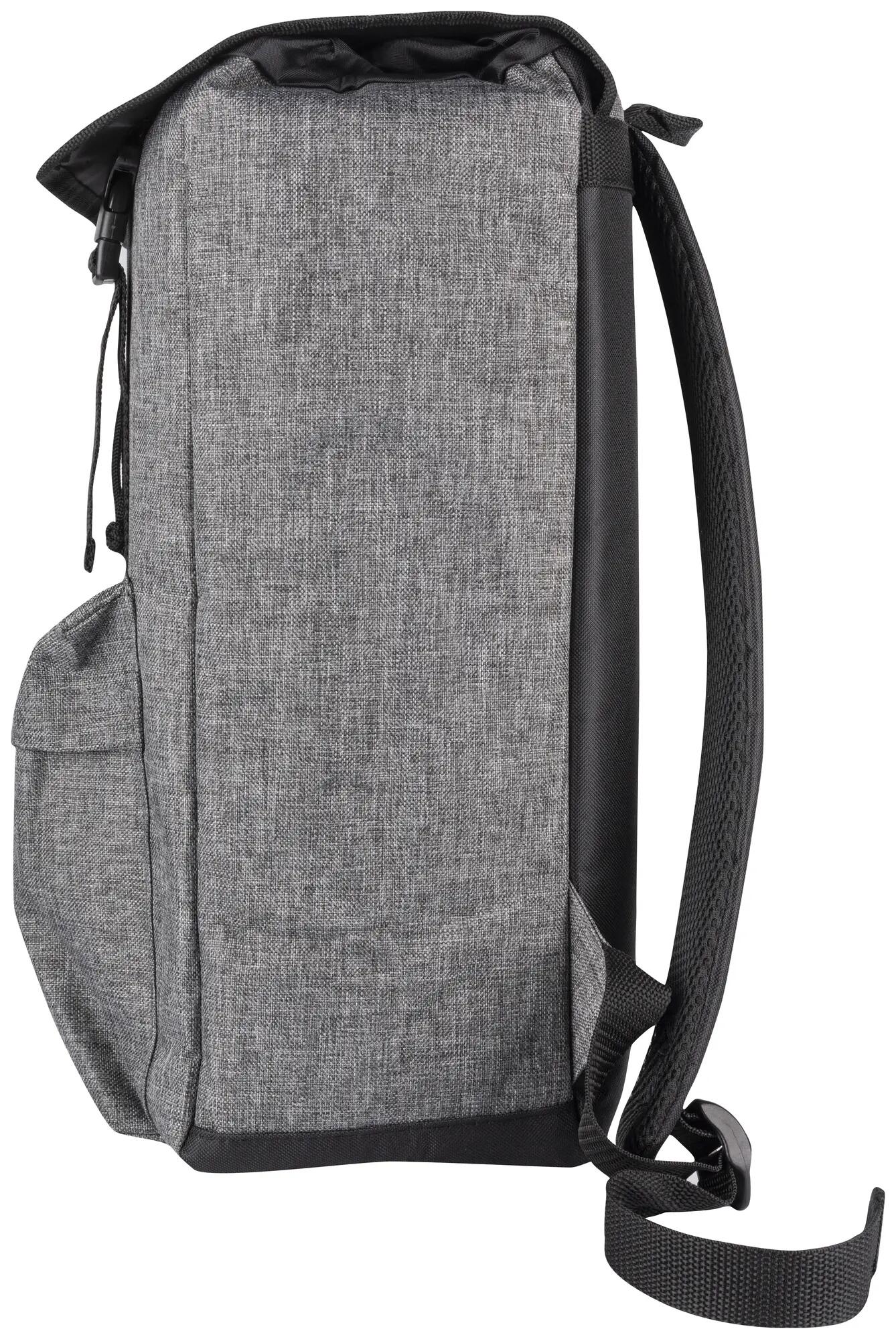 clique Plecak Melange — 20L, 600D poliester, szary melange – grey melange 2/5