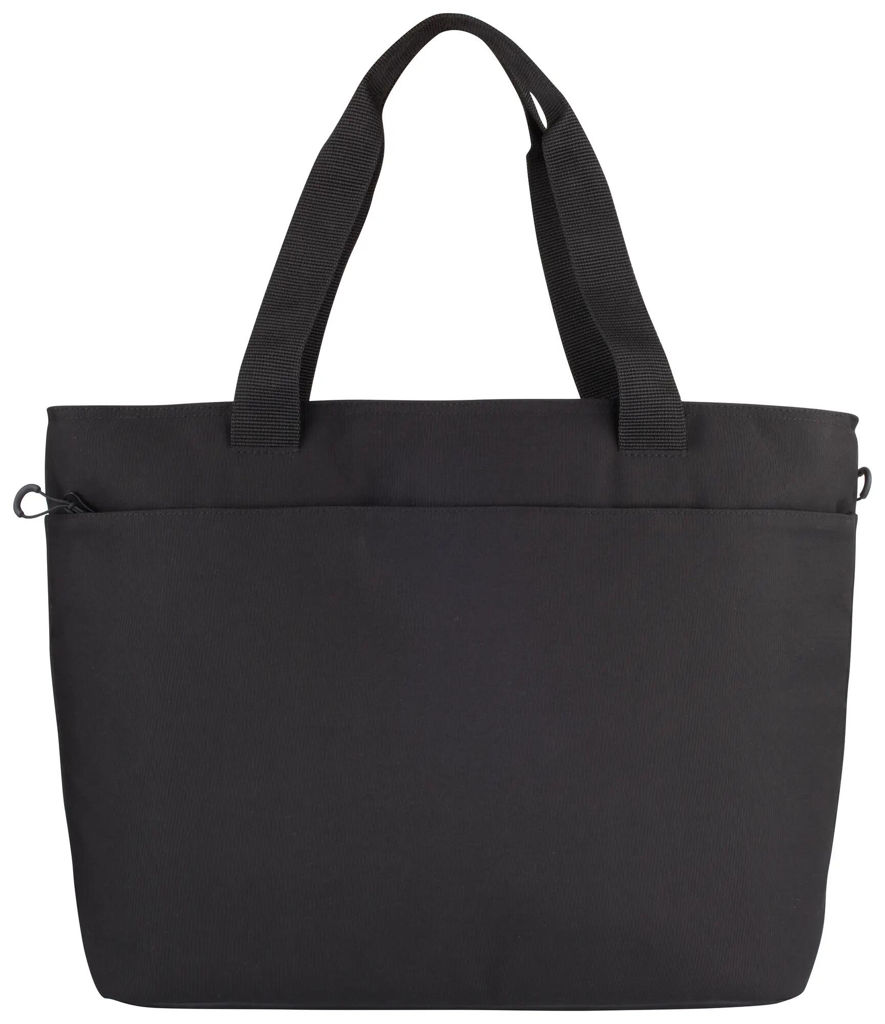 clique 2.0 Tote Bag sac ordinateur en Shantung Pongee – Black 1/5