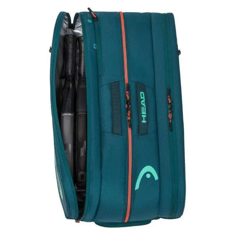 HEAD TOUR L Padel Bag - Green - Large 2/5